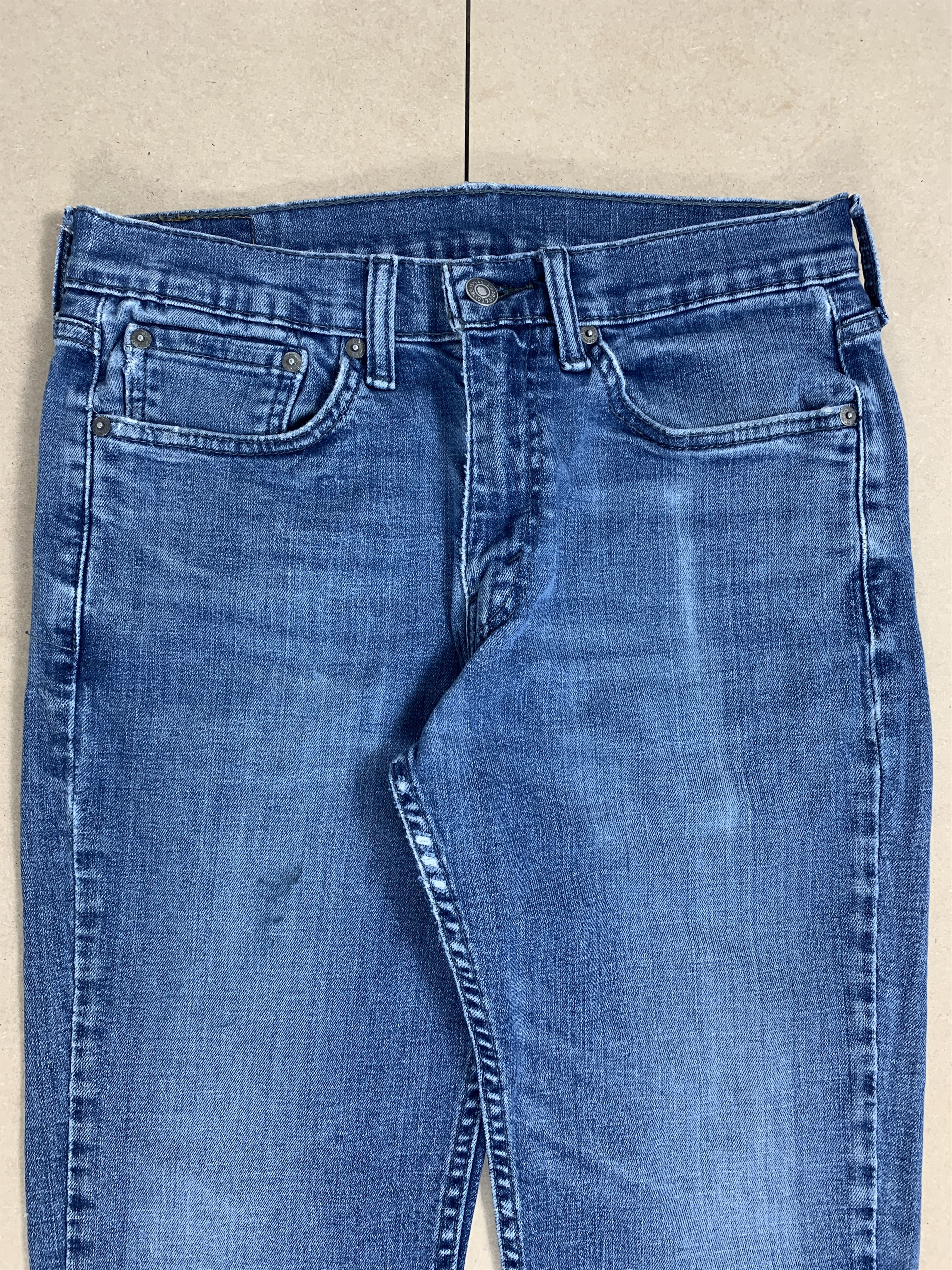 Levi's × Vintage Vintage LEVI'S 514 Distressed Faded Straight Cut Mid Wash Size US 30 / EU 46 - 2 Thumbnail