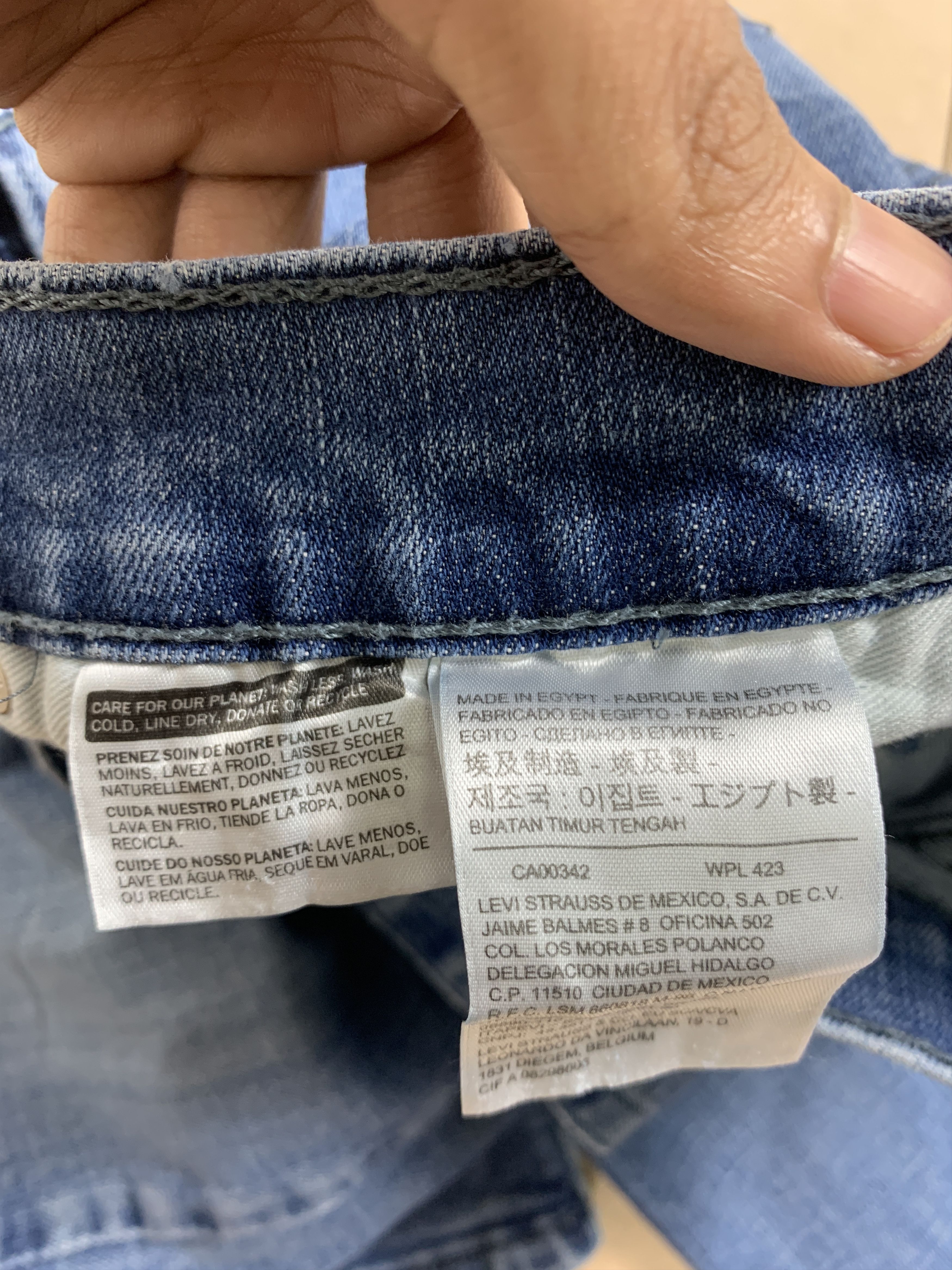 Levi's × Vintage Vintage LEVI'S 514 Distressed Faded Straight Cut Mid Wash Size US 30 / EU 46 - 12 Thumbnail