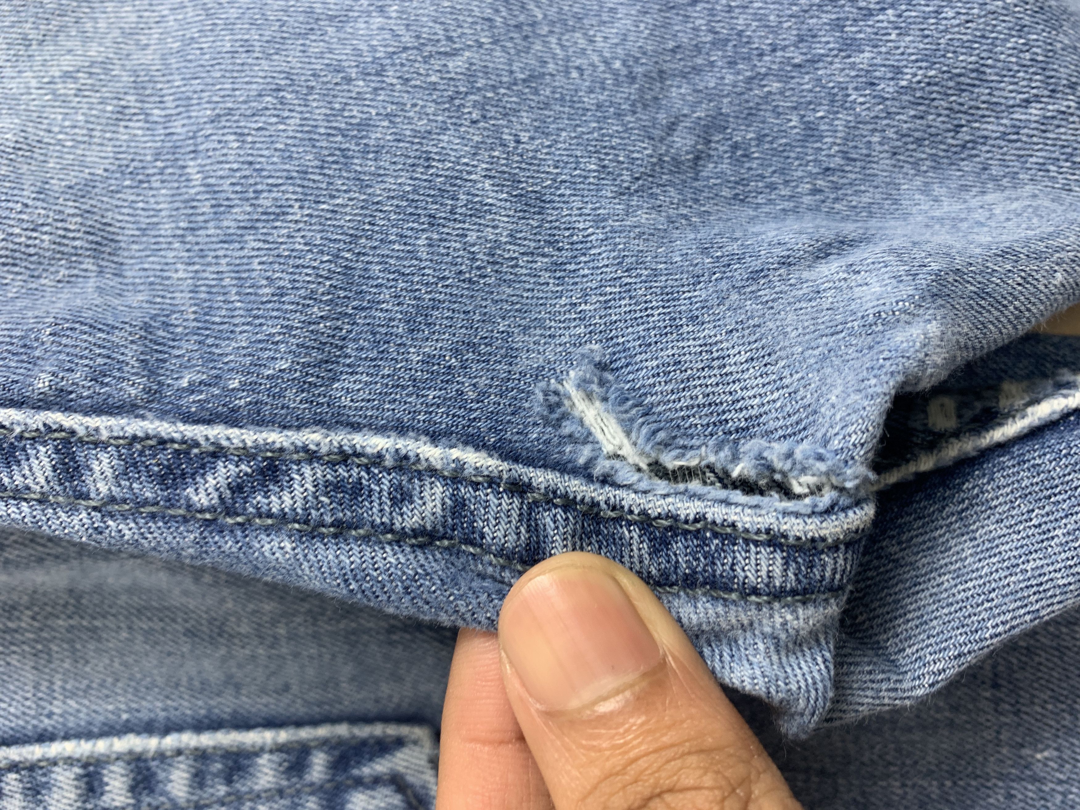 Levi's × Vintage Vintage LEVI'S 514 Distressed Faded Straight Cut Mid Wash Size US 30 / EU 46 - 6 Thumbnail