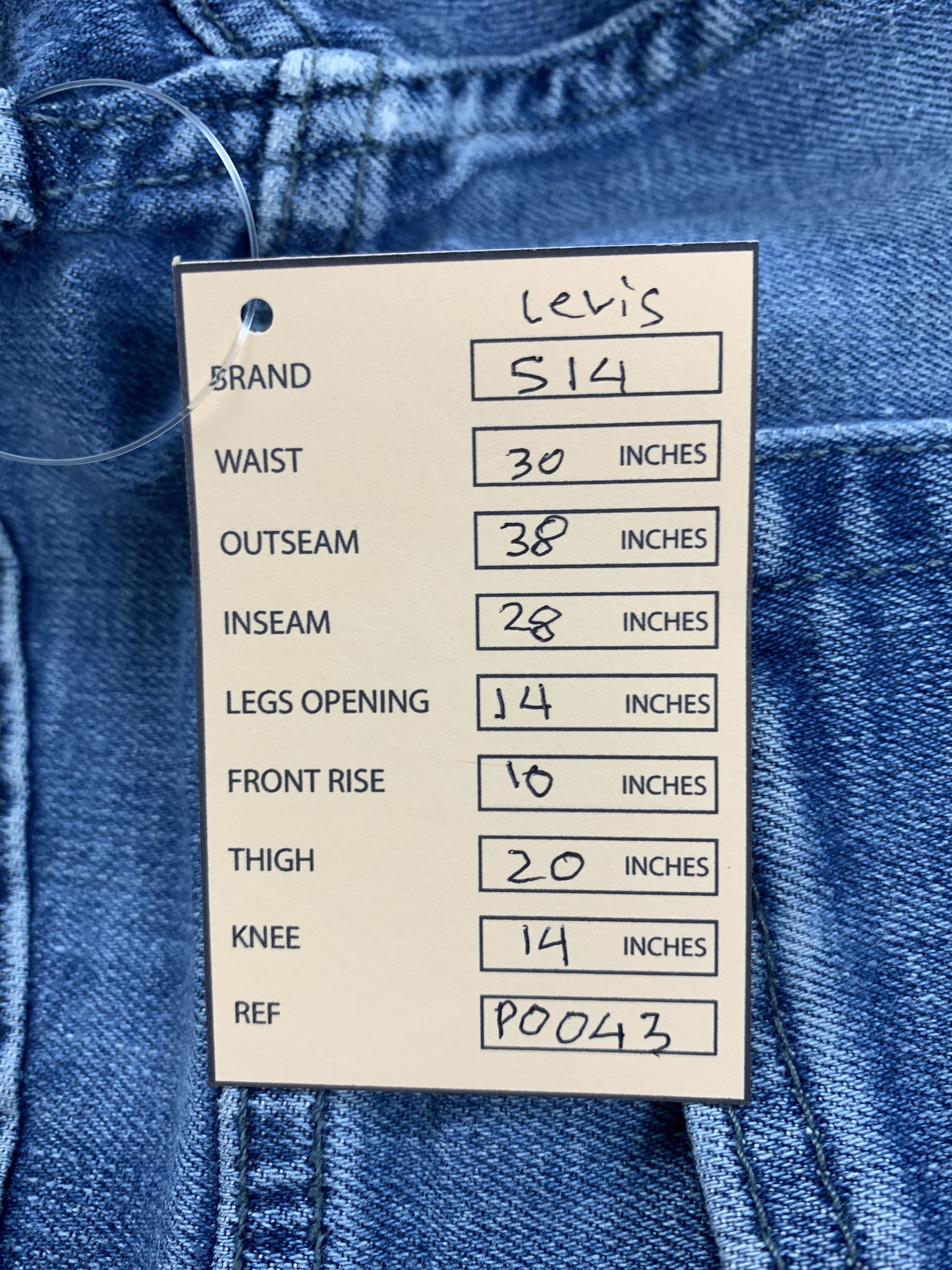 Levi's × Vintage Vintage LEVI'S 514 Distressed Faded Straight Cut Mid Wash Size US 30 / EU 46 - 18 Thumbnail