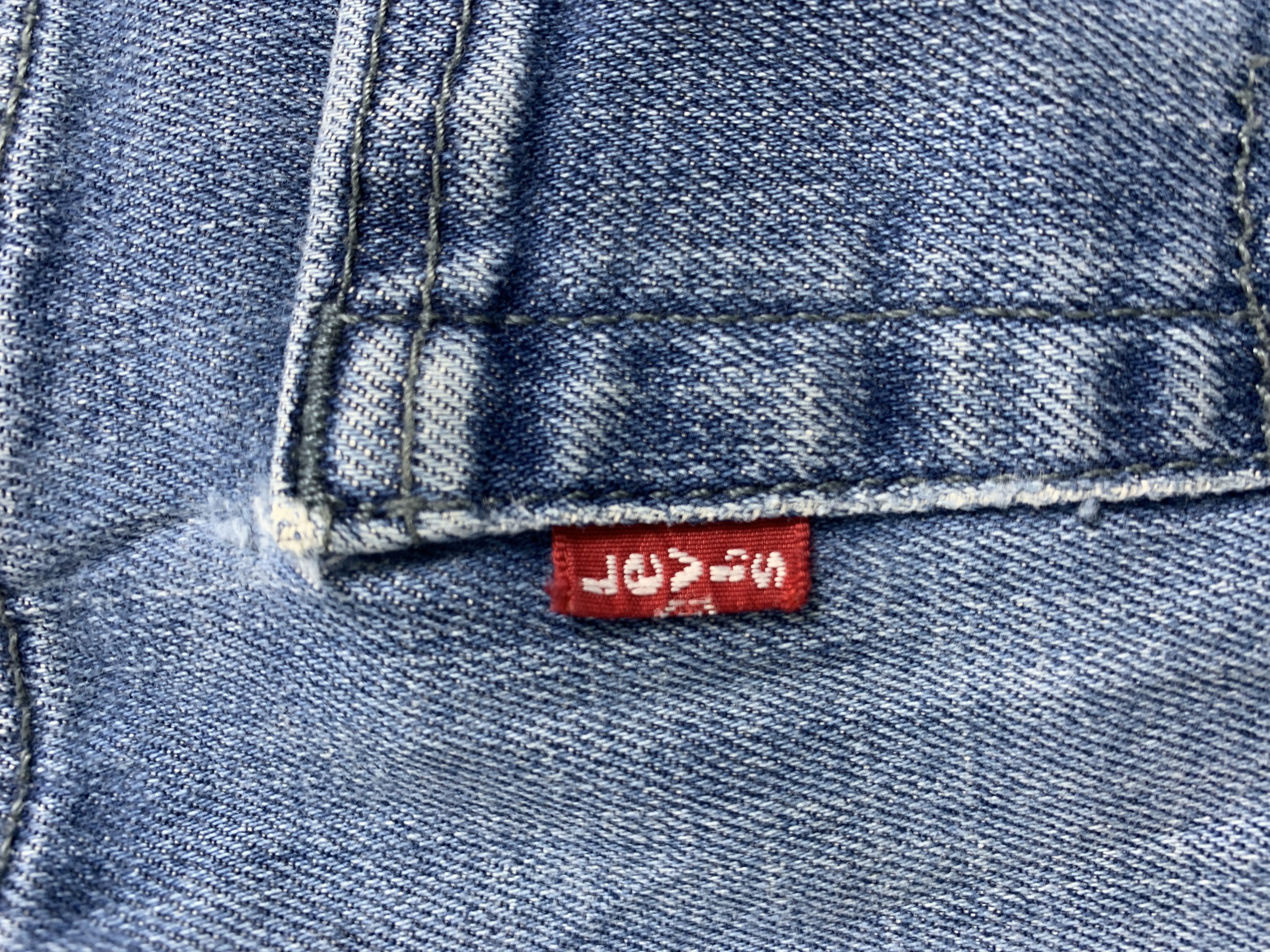 Levi's × Vintage Vintage LEVI'S 514 Distressed Faded Straight Cut Mid Wash Size US 30 / EU 46 - 8 Thumbnail