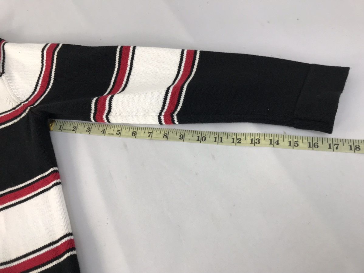 Japanese Brand × Vintage Vintage Knitwear Crazy Horse Design Stripes Zipper Size US M / EU 48-50 / 2 - 11 Thumbnail