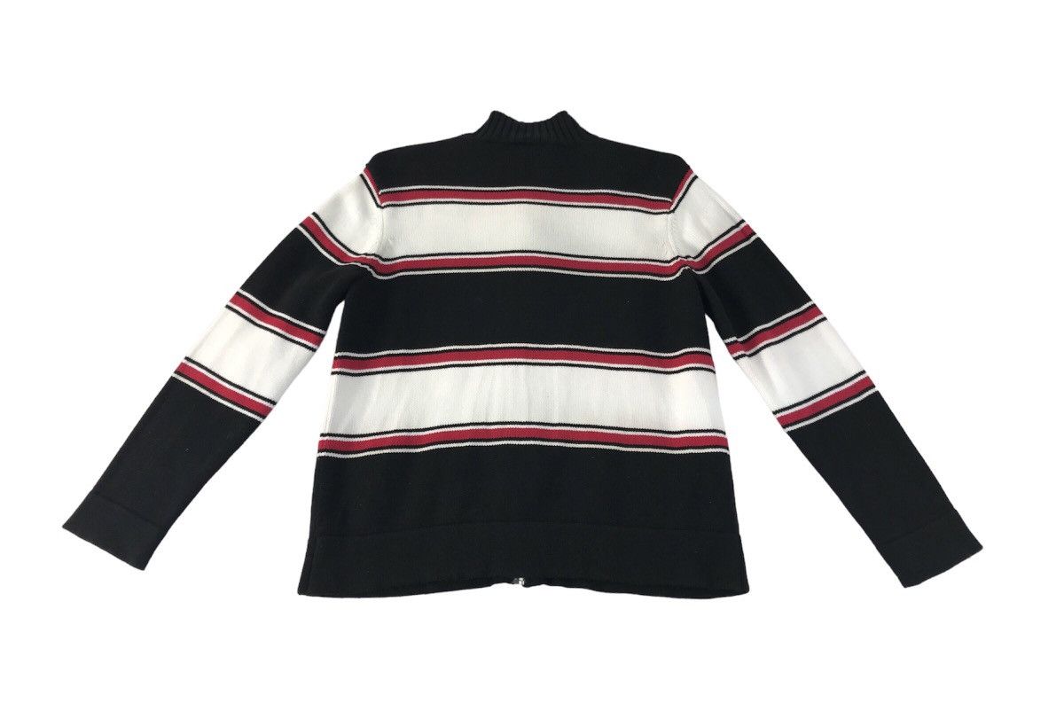 Japanese Brand × Vintage Vintage Knitwear Crazy Horse Design Stripes Zipper Size US M / EU 48-50 / 2 - 2 Thumbnail