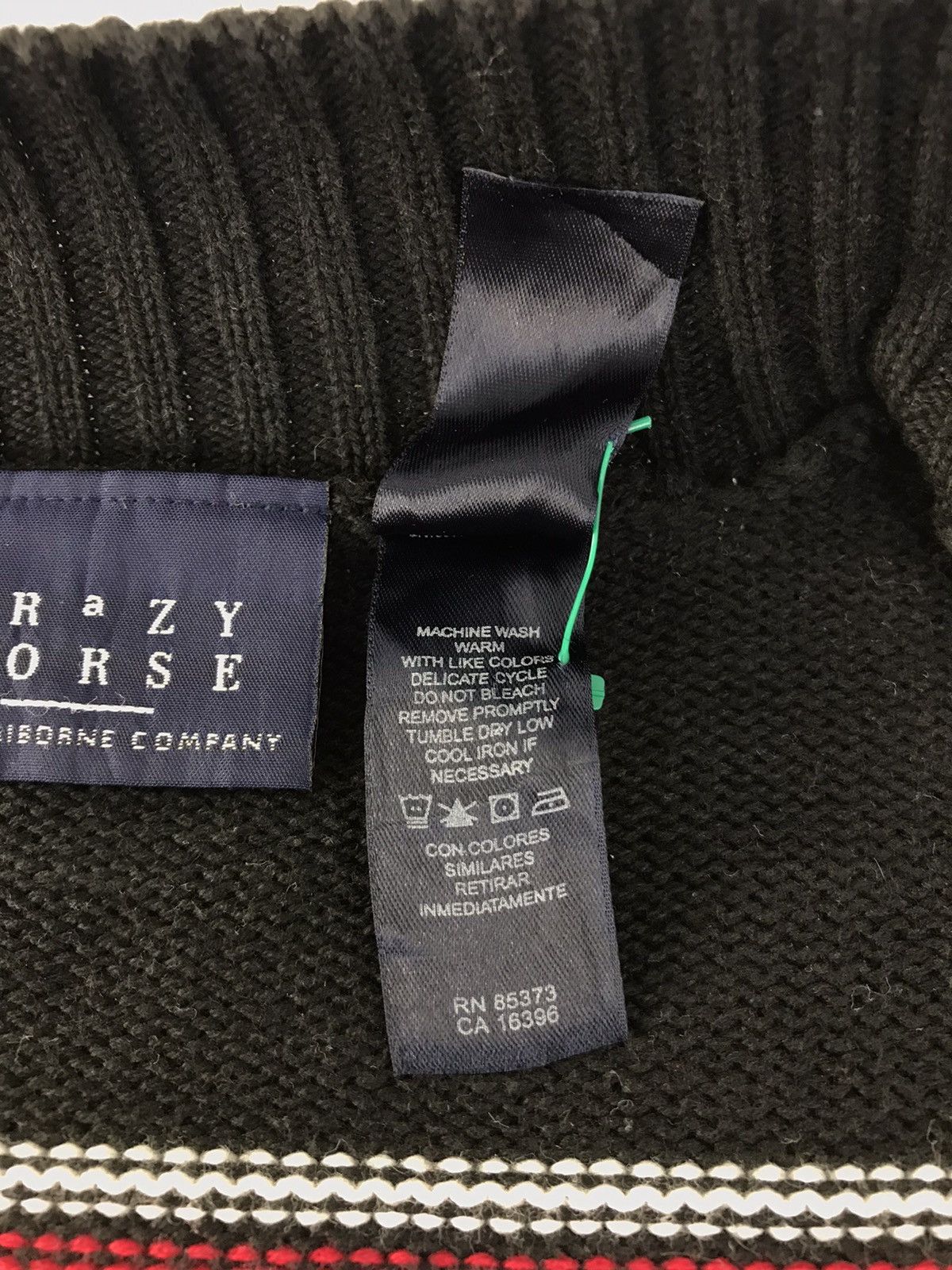 Japanese Brand × Vintage Vintage Knitwear Crazy Horse Design Stripes Zipper Size US M / EU 48-50 / 2 - 7 Thumbnail