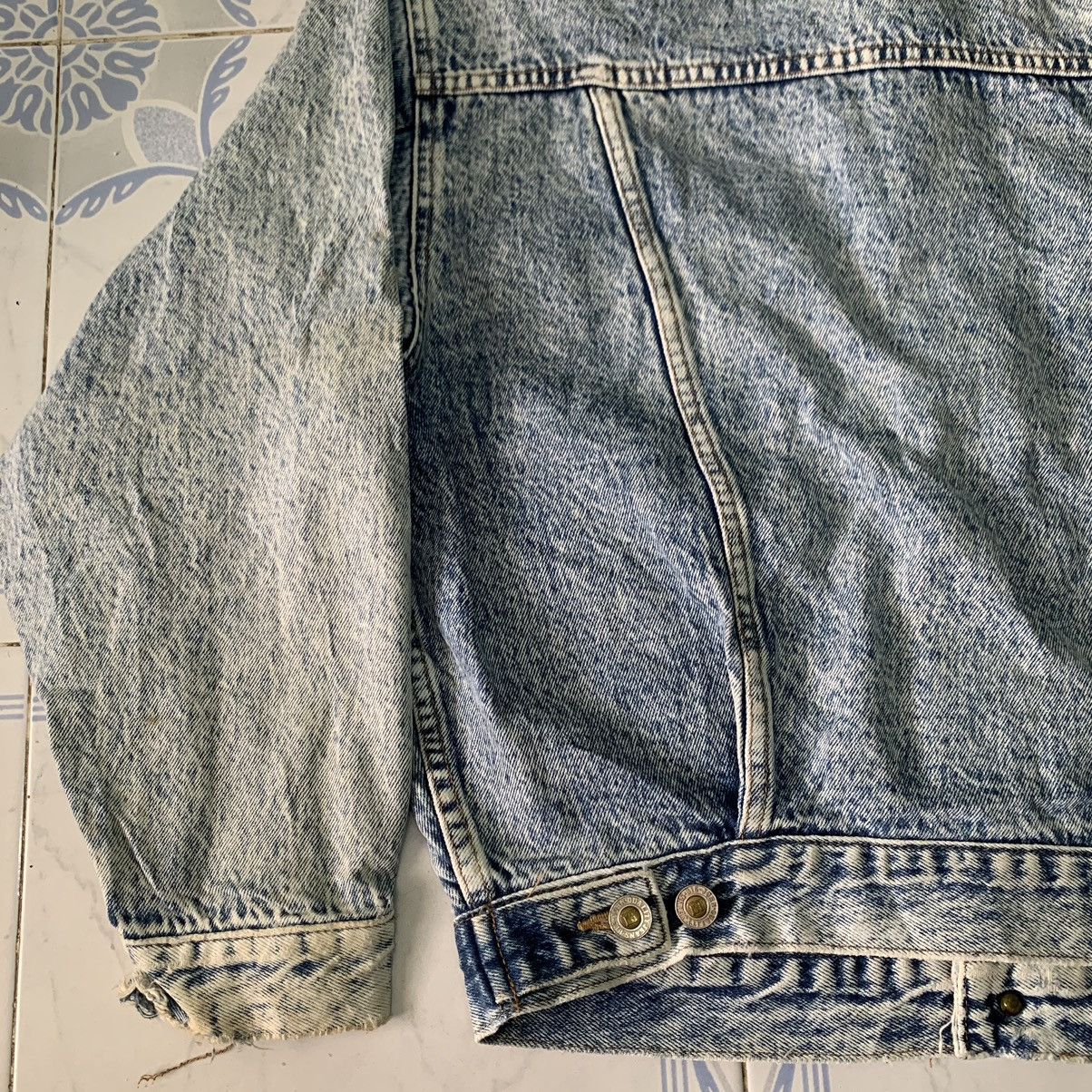 Big John Vtg Distress Big John Trucker Denim Jacket Size US S / EU 44-46 / 1 - 12 Thumbnail