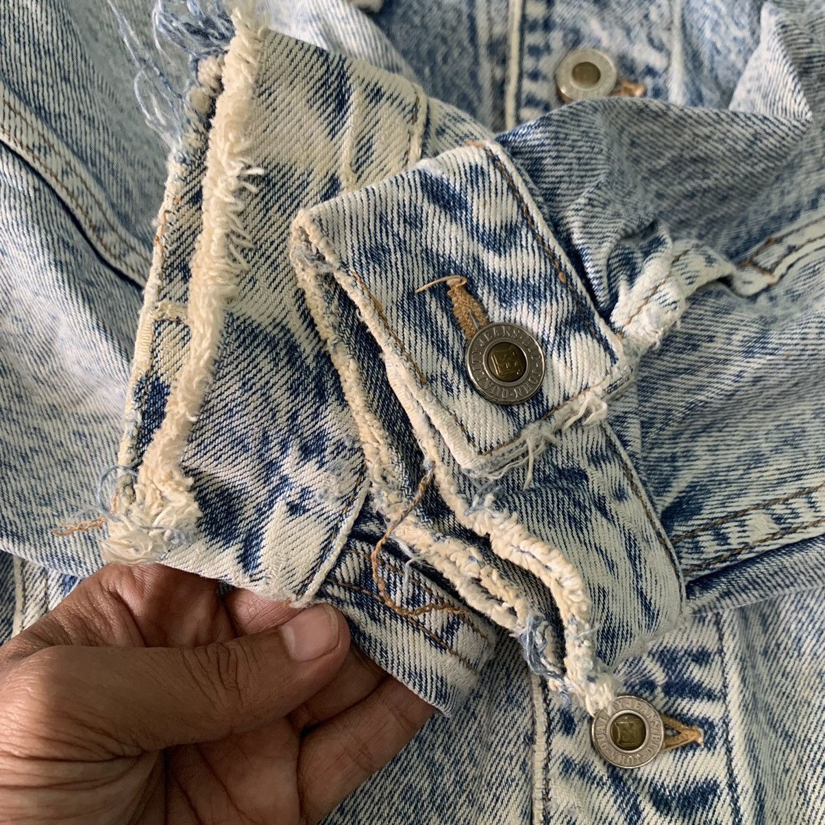 Big John Vtg Distress Big John Trucker Denim Jacket Size US S / EU 44-46 / 1 - 10 Thumbnail