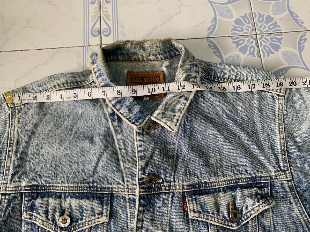 Big John Vtg Distress Big John Trucker Denim Jacket Size US S / EU 44-46 / 1 - 23 Thumbnail