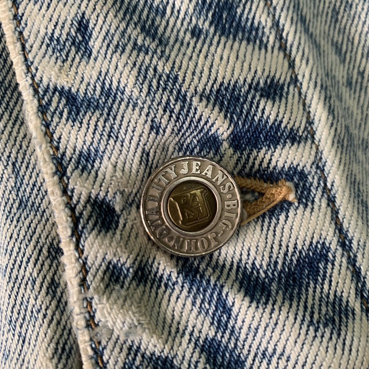 Big John Vtg Distress Big John Trucker Denim Jacket Size US S / EU 44-46 / 1 - 7 Thumbnail