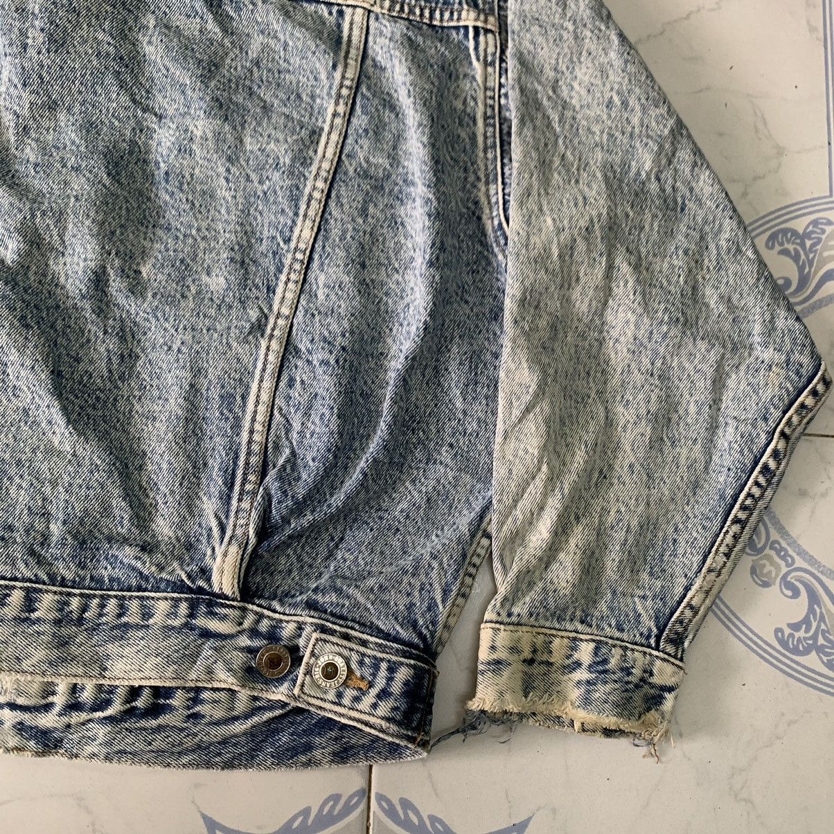 Big John Vtg Distress Big John Trucker Denim Jacket Size US S / EU 44-46 / 1 - 13 Thumbnail