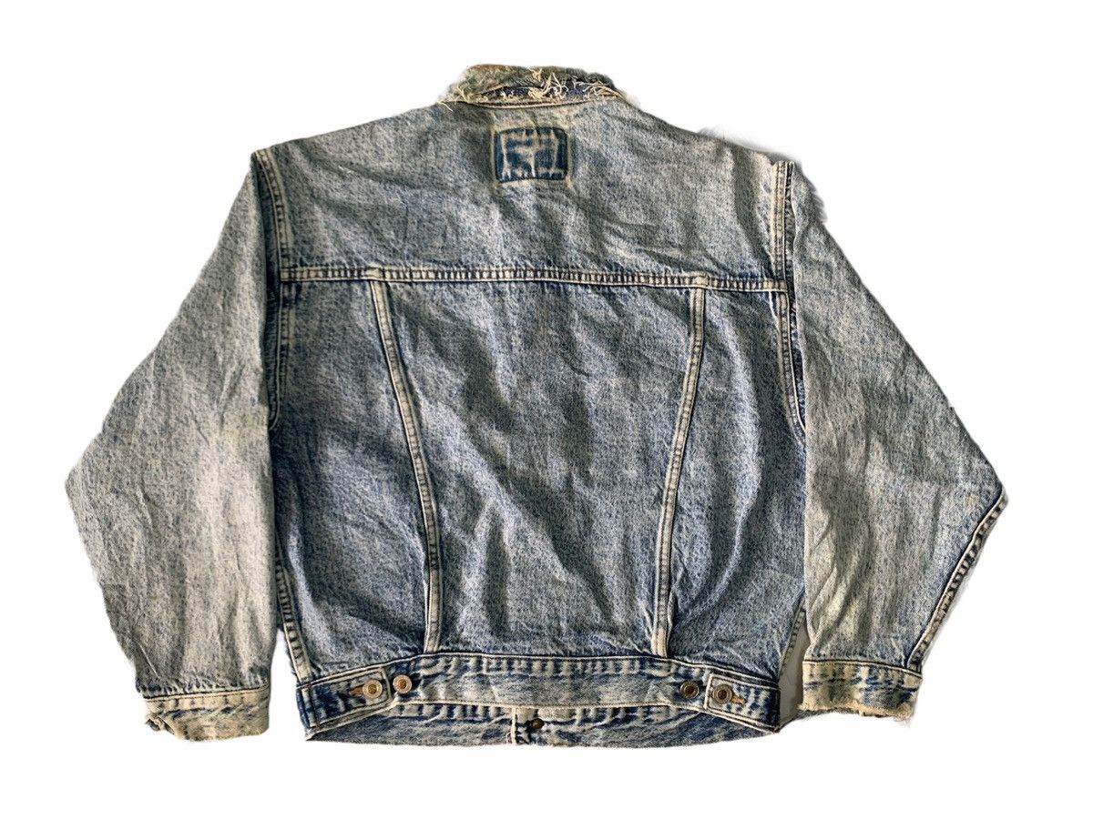 Big John Vtg Distress Big John Trucker Denim Jacket Size US S / EU 44-46 / 1 - 2 Thumbnail