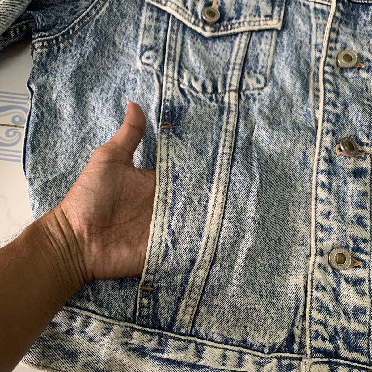 Big John Vtg Distress Big John Trucker Denim Jacket Size US S / EU 44-46 / 1 - 9 Thumbnail