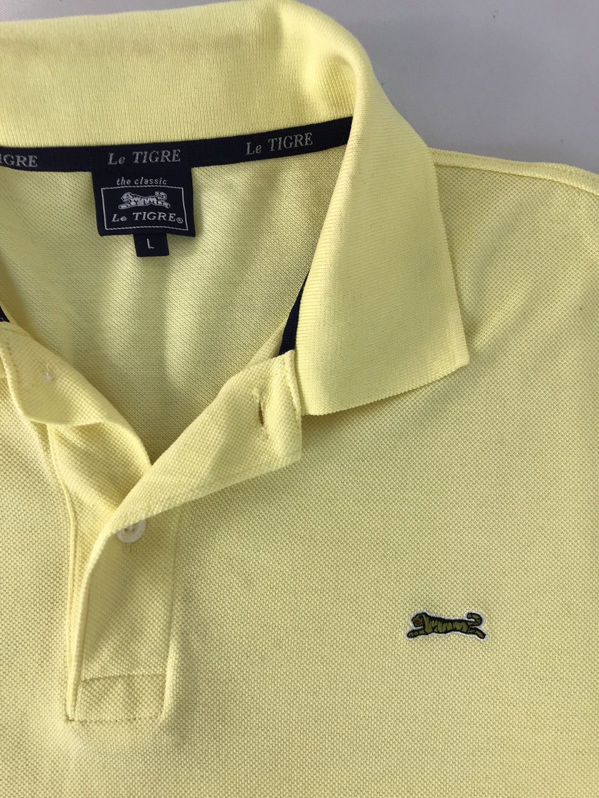 Japanese Brand Vintage The Classic Le Tigre Logo Polo Tee Size US L / EU 52-54 / 3 - 4 Thumbnail