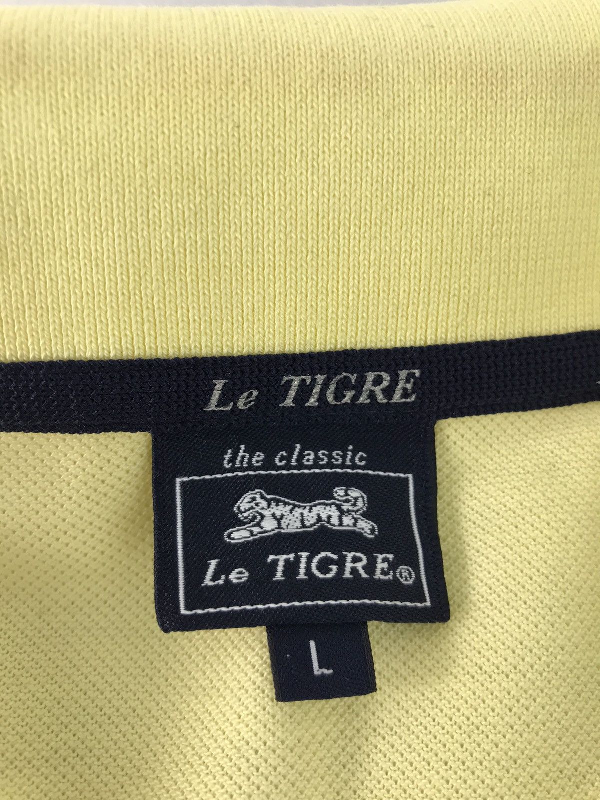 Japanese Brand Vintage The Classic Le Tigre Logo Polo Tee Size US L / EU 52-54 / 3 - 5 Thumbnail