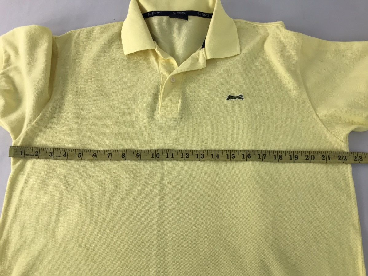 Japanese Brand Vintage The Classic Le Tigre Logo Polo Tee Size US L / EU 52-54 / 3 - 9 Thumbnail
