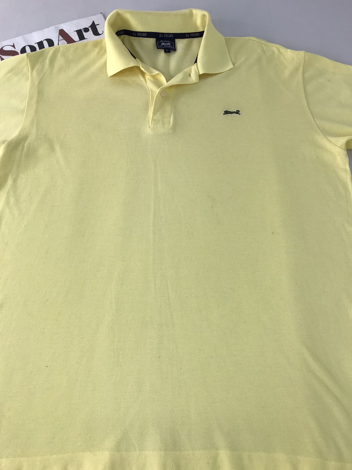 Japanese Brand Vintage The Classic Le Tigre Logo Polo Tee Size US L / EU 52-54 / 3 - 3 Thumbnail