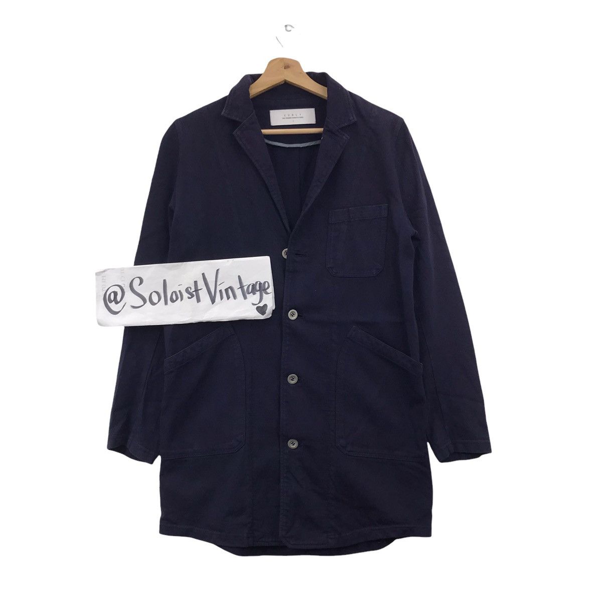 CURLY Premier Manufacturer Japanese Brand Long Coat Jacket