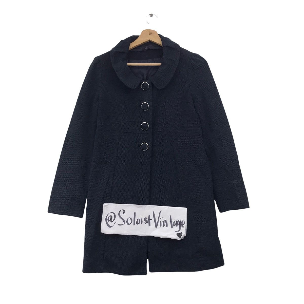 Japanese Brand WILL SELECTION Japanese Brand Black Coat Jacket Size US S / EU 44-46 / 1 - 1 Thumbnail