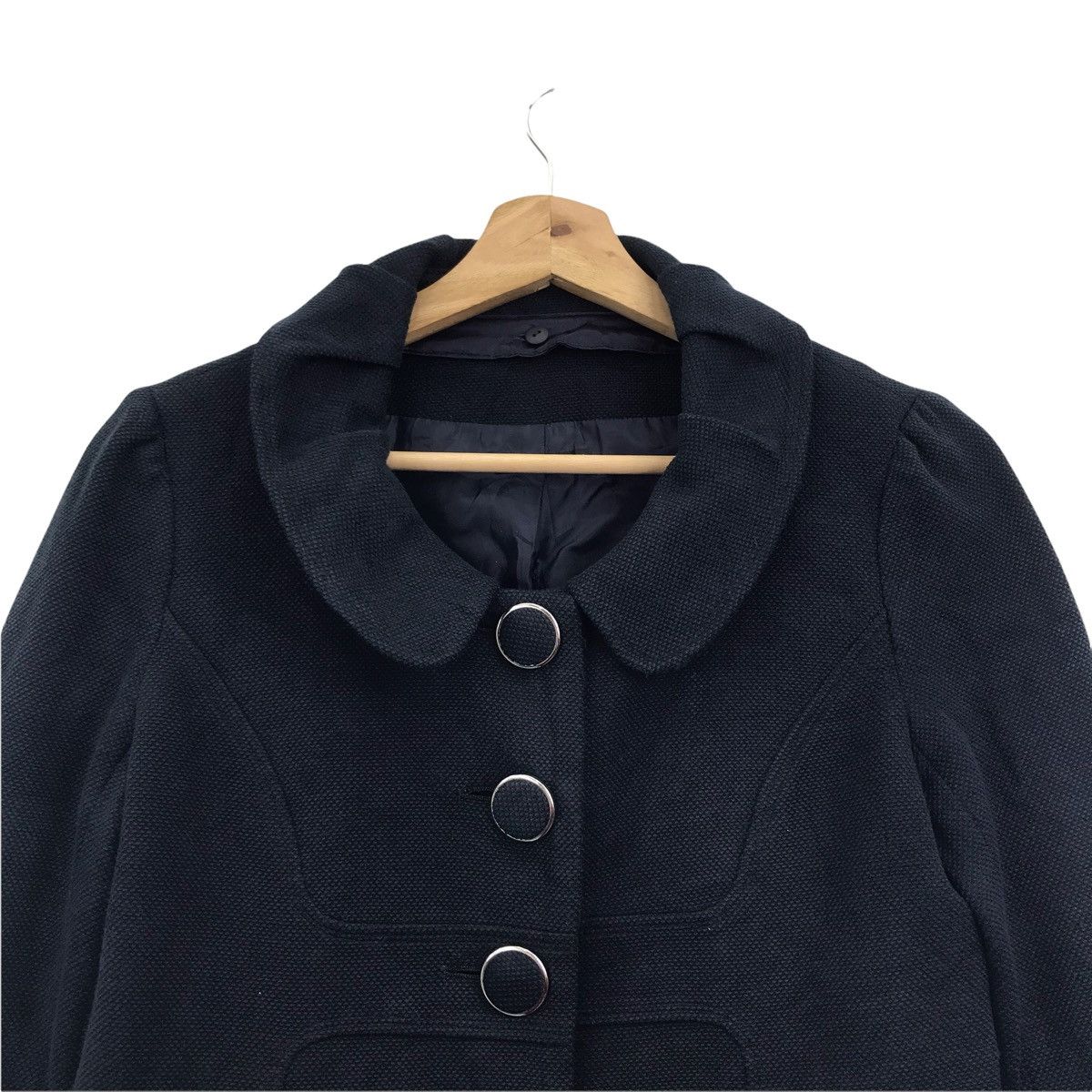 Japanese Brand WILL SELECTION Japanese Brand Black Coat Jacket Size US S / EU 44-46 / 1 - 2 Thumbnail