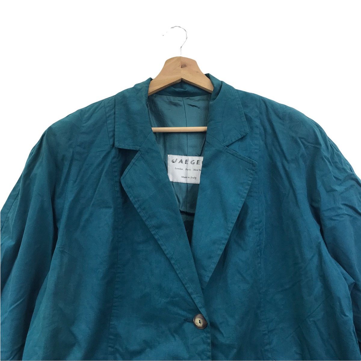 Jaeger JAEGER Italian Designer Brand Trench Coat Parka Jacket Size US XL / EU 56 / 4 - 2 Thumbnail