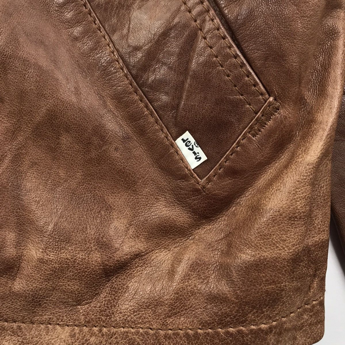 Levi's LEVIS STRAUSS & Co JEANS Double Collar Motorcycle Leather Size US S / EU 44-46 / 1 - 3 Thumbnail