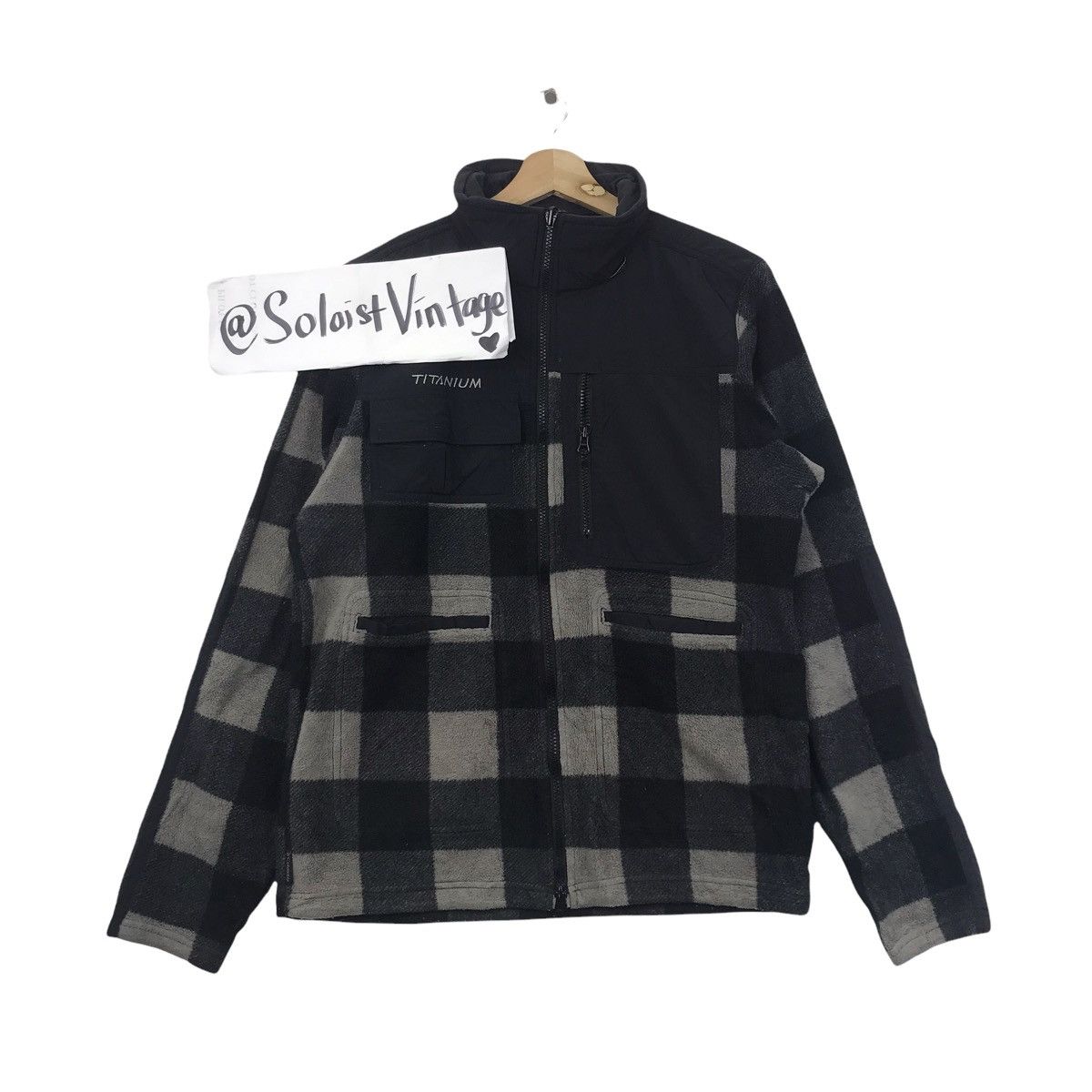 Columbia COLUMBIA TITANIUM Check Fleece Interchange Wool Jacket Size US M / EU 48-50 / 2 - 1 Thumbnail