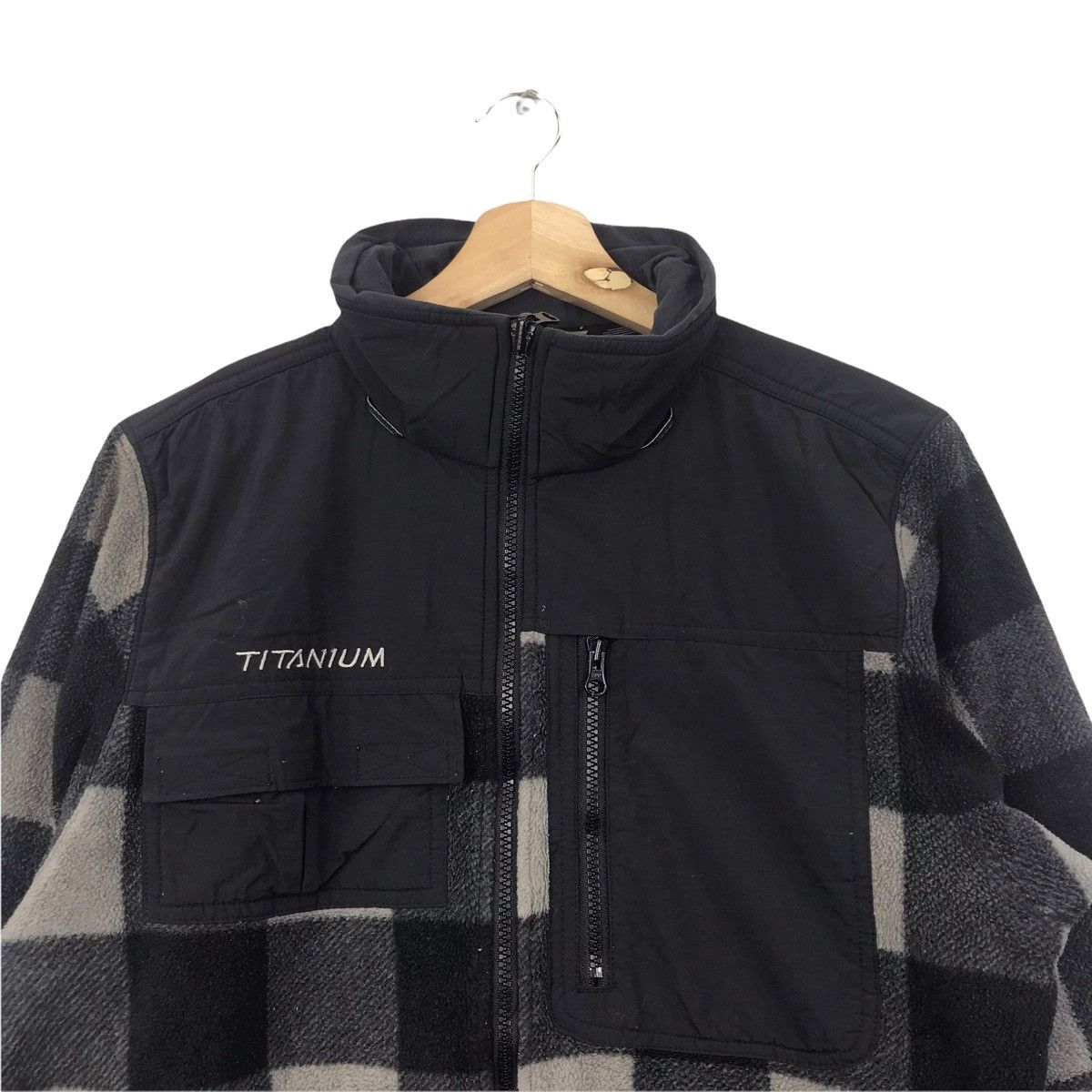 Columbia COLUMBIA TITANIUM Check Fleece Interchange Wool Jacket Size US M / EU 48-50 / 2 - 2 Thumbnail