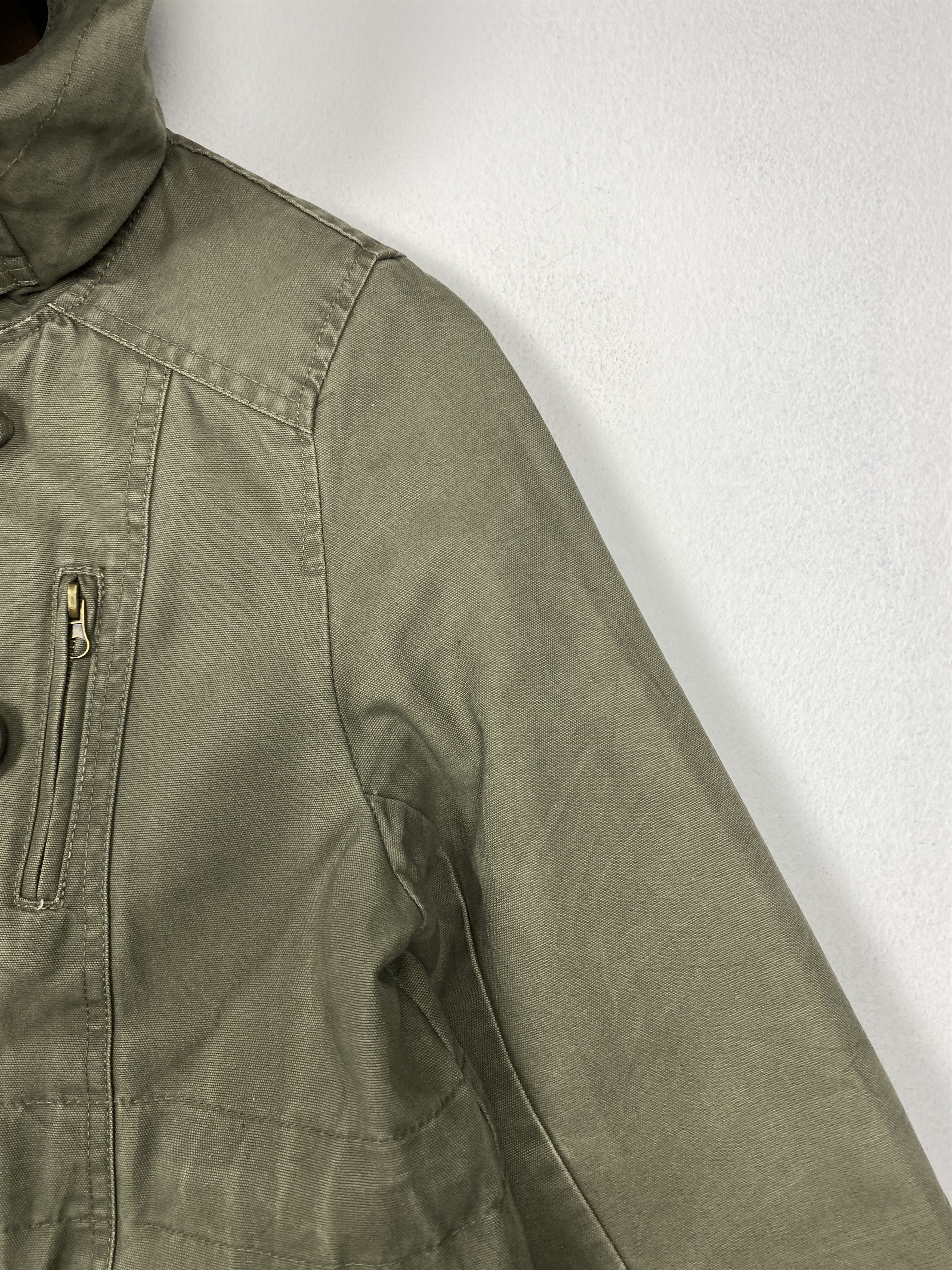 Japanese Brand Vintage MOUTH VALLEY Quilted Lining Zip Up Jacket J1181 Size M / US 6-8 / IT 42-44 - 3 Thumbnail