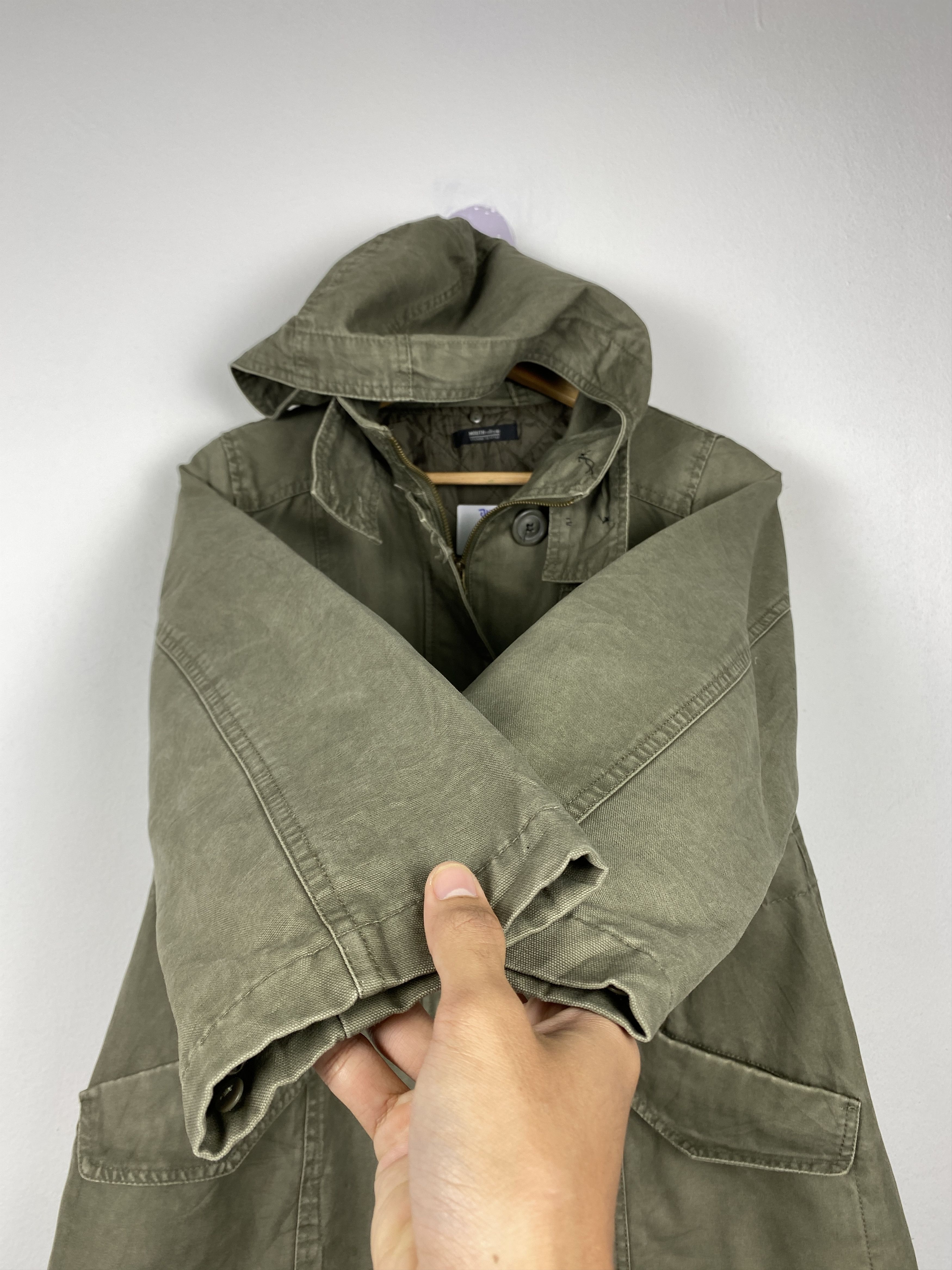 Japanese Brand Vintage MOUTH VALLEY Quilted Lining Zip Up Jacket J1181 Size M / US 6-8 / IT 42-44 - 5 Thumbnail