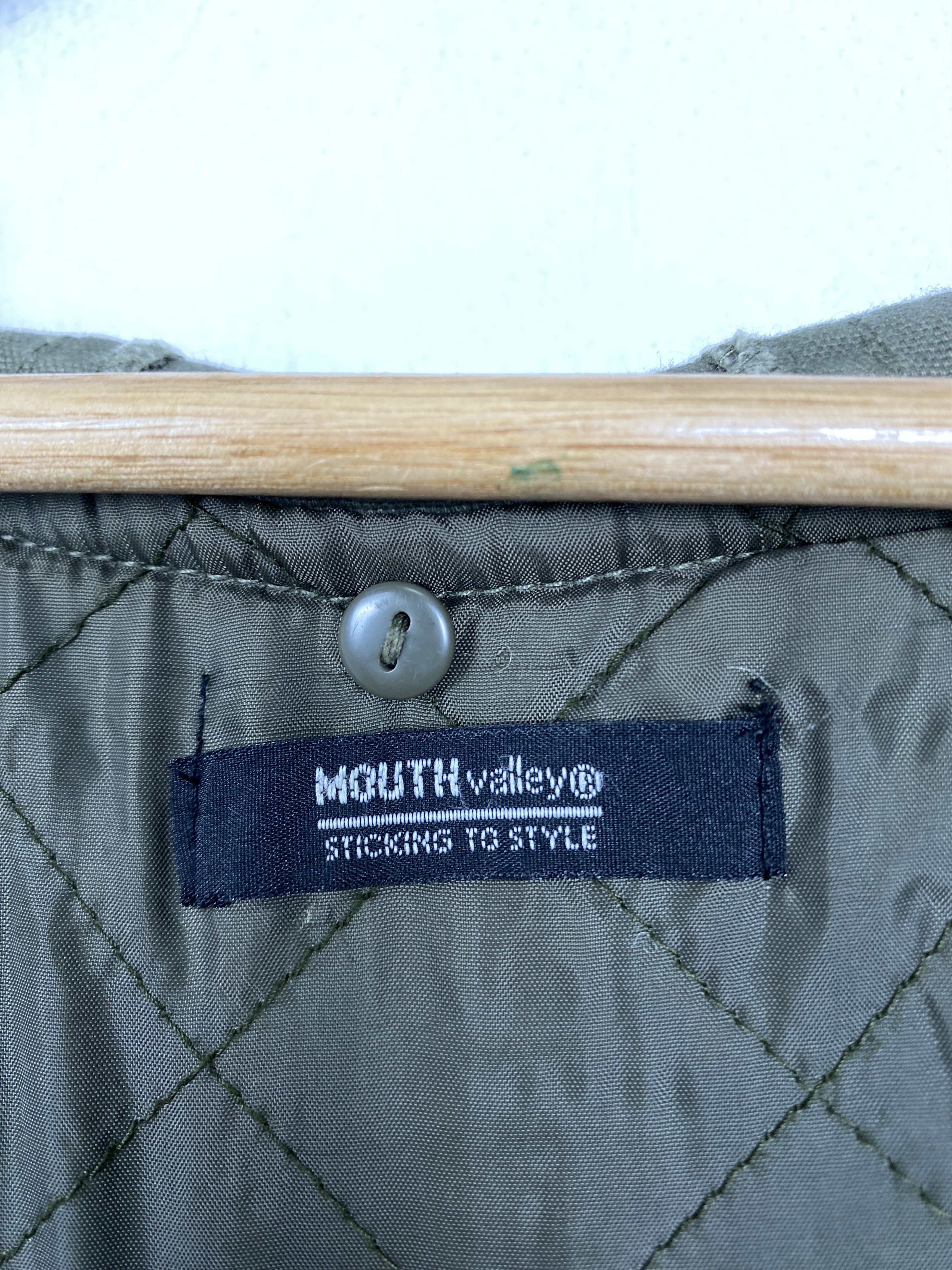 Japanese Brand Vintage MOUTH VALLEY Quilted Lining Zip Up Jacket J1181 Size M / US 6-8 / IT 42-44 - 10 Thumbnail
