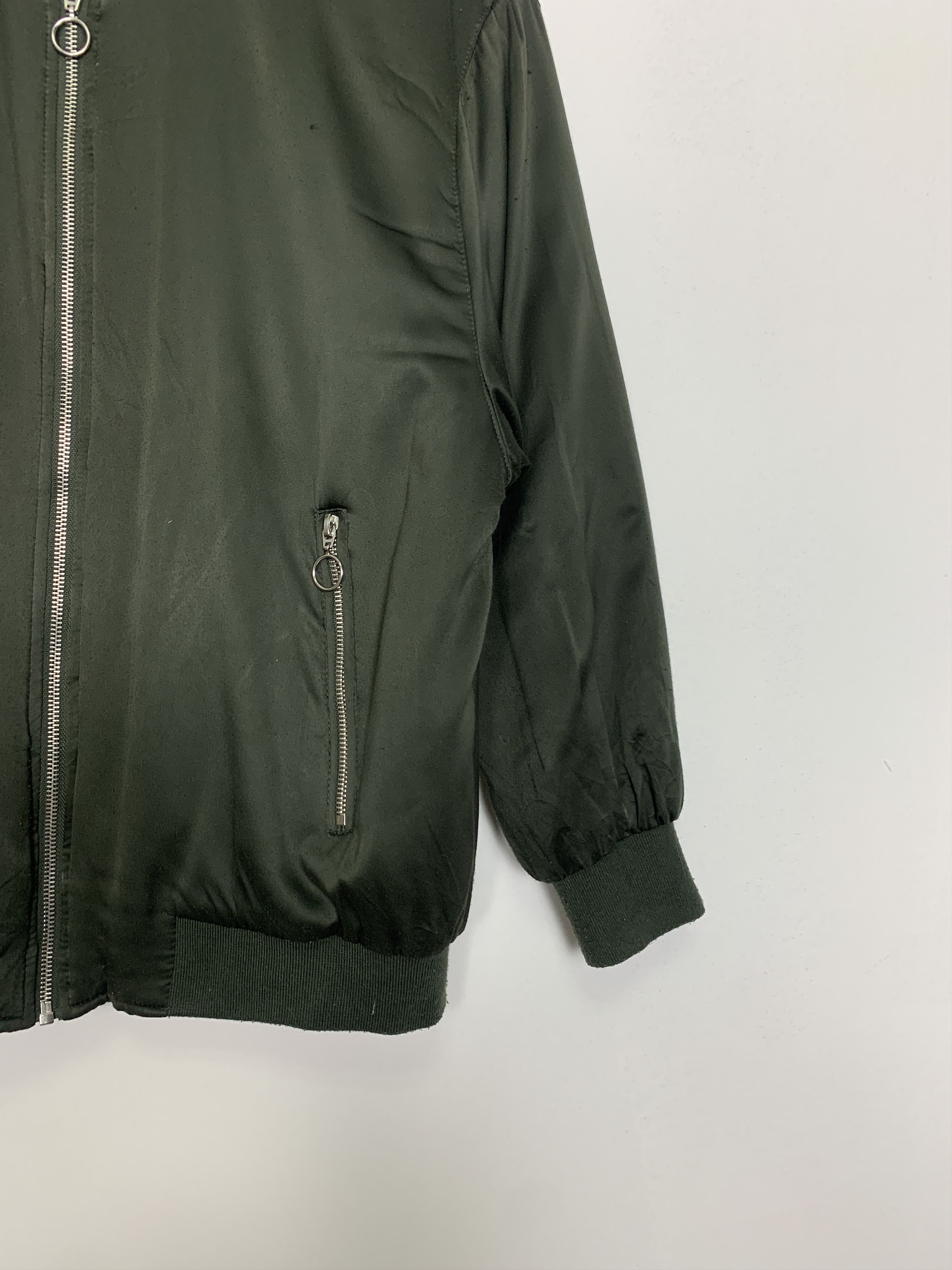 Zara Vintage ZARA BASIC Military Style Bombers Jackets J0799 Size US S / EU 44-46 / 1 - 4 Thumbnail