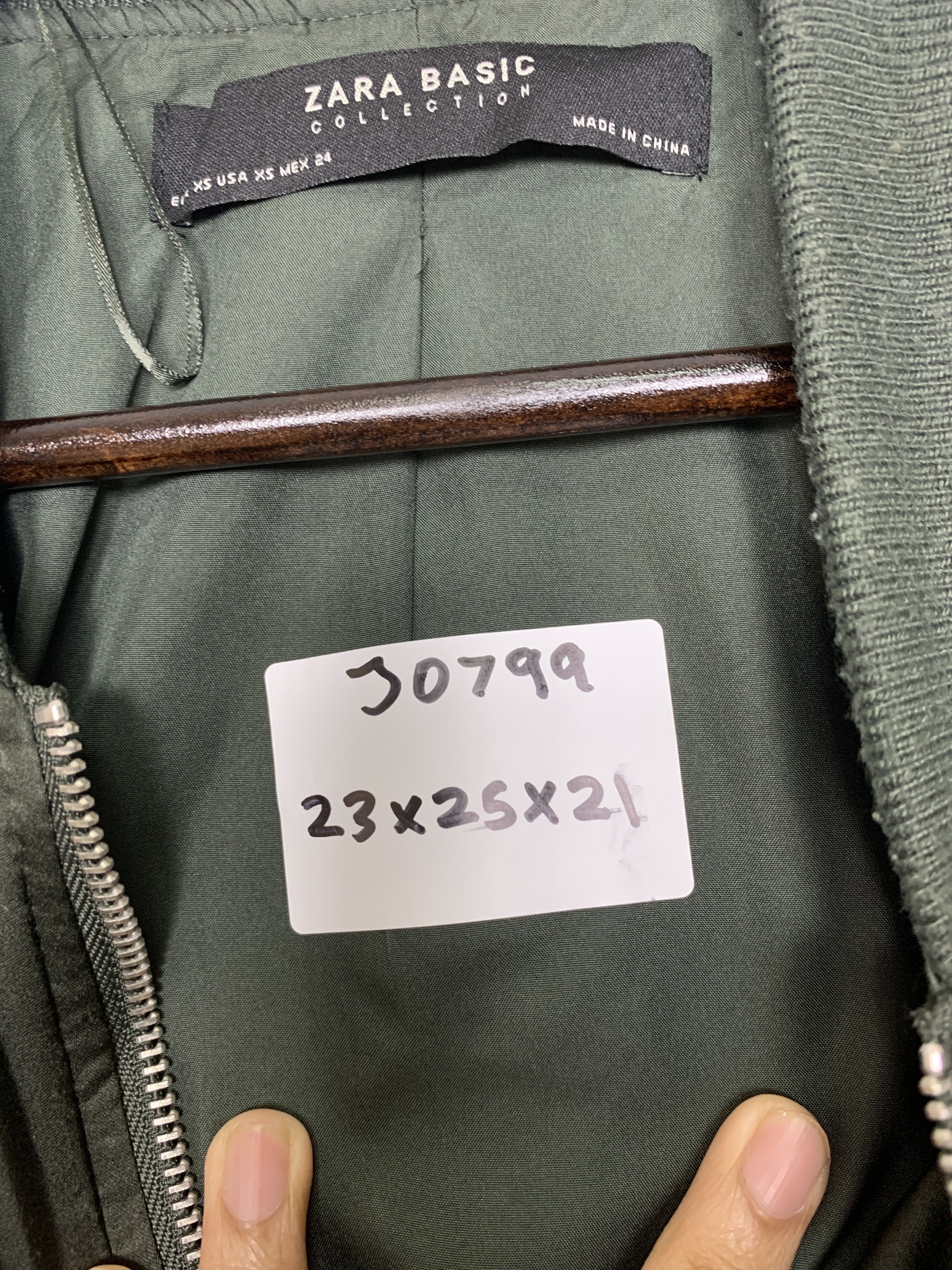 Zara Vintage ZARA BASIC Military Style Bombers Jackets J0799 Size US S / EU 44-46 / 1 - 17 Thumbnail