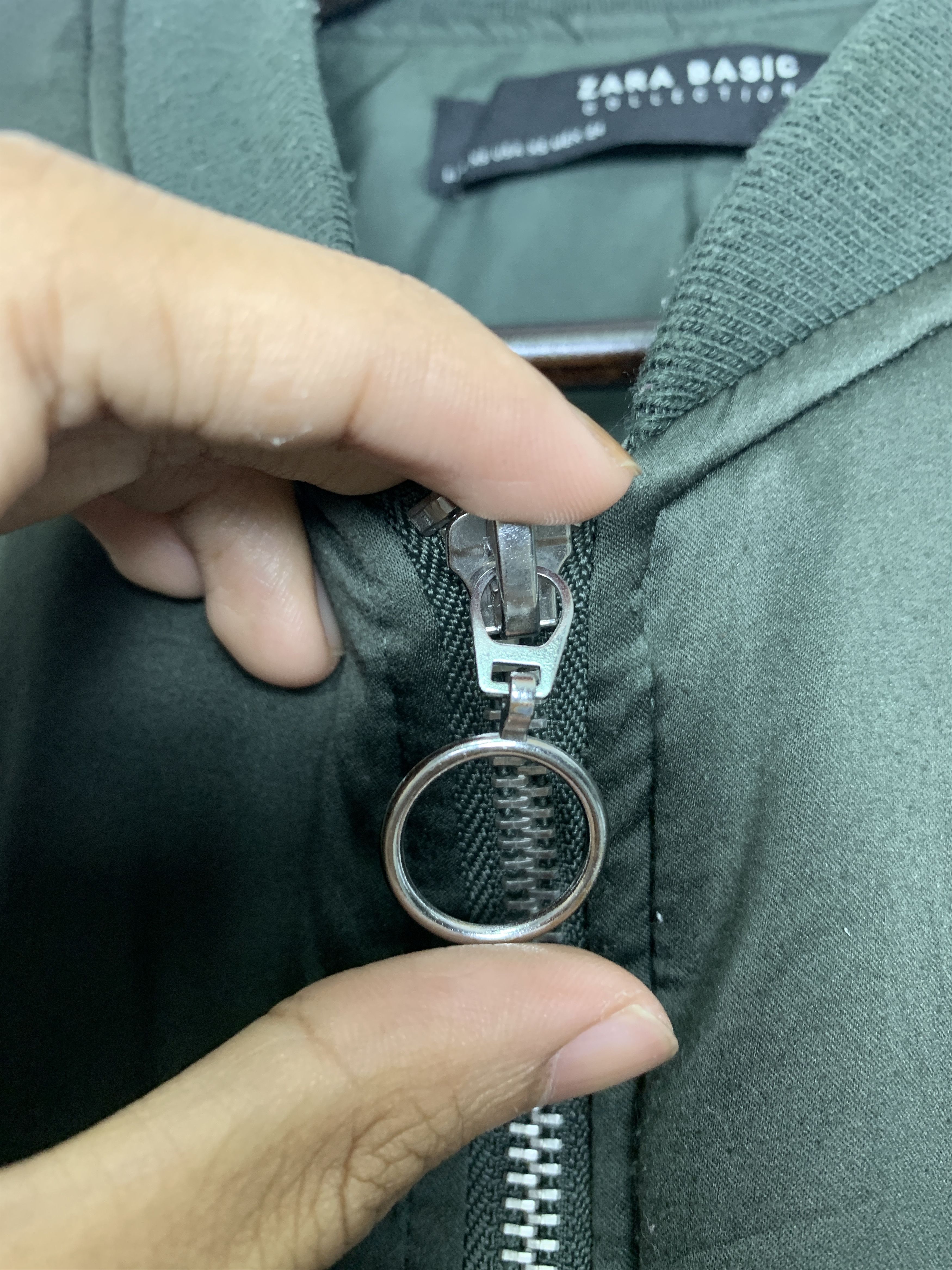 Zara Vintage ZARA BASIC Military Style Bombers Jackets J0799 Size US S / EU 44-46 / 1 - 5 Thumbnail