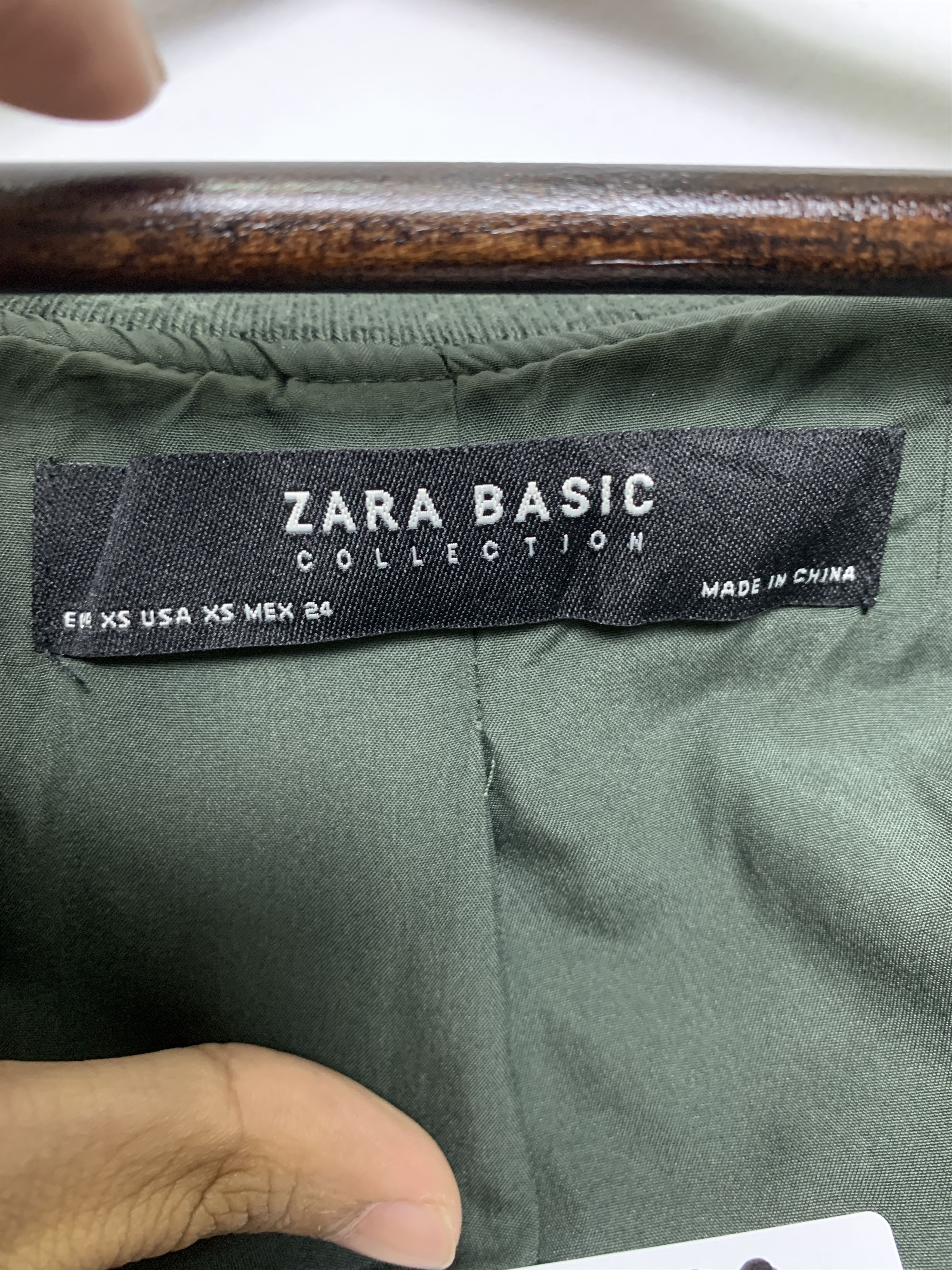 Zara Vintage ZARA BASIC Military Style Bombers Jackets J0799 Size US S / EU 44-46 / 1 - 10 Thumbnail