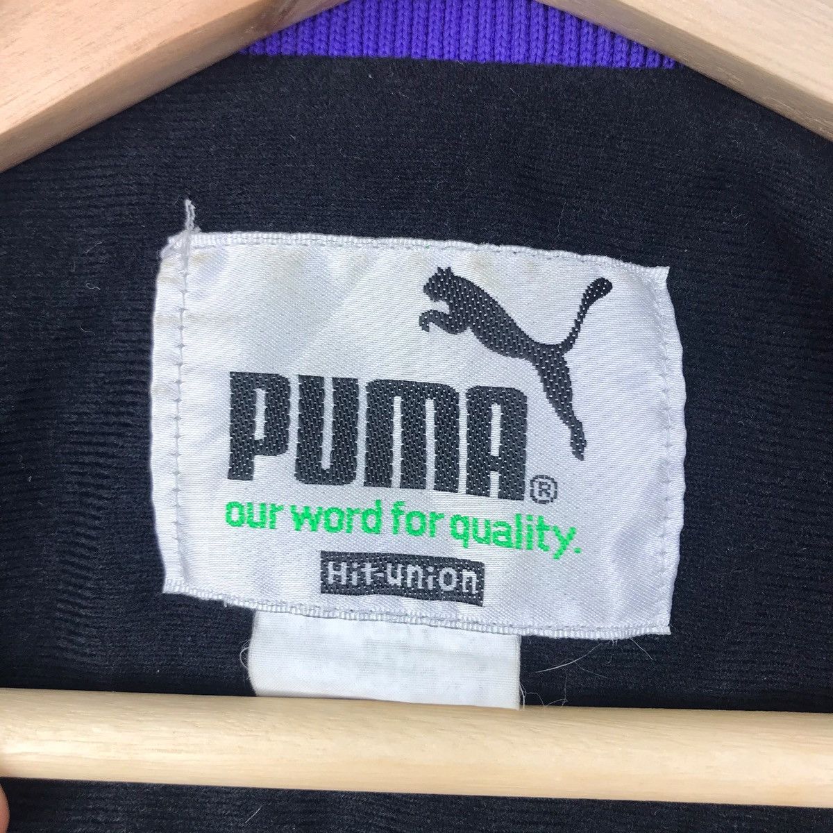 Puma Vintage PUMA Black Track Top Windbreaker Jacket Size US M / EU 48-50 / 2 - 5 Thumbnail