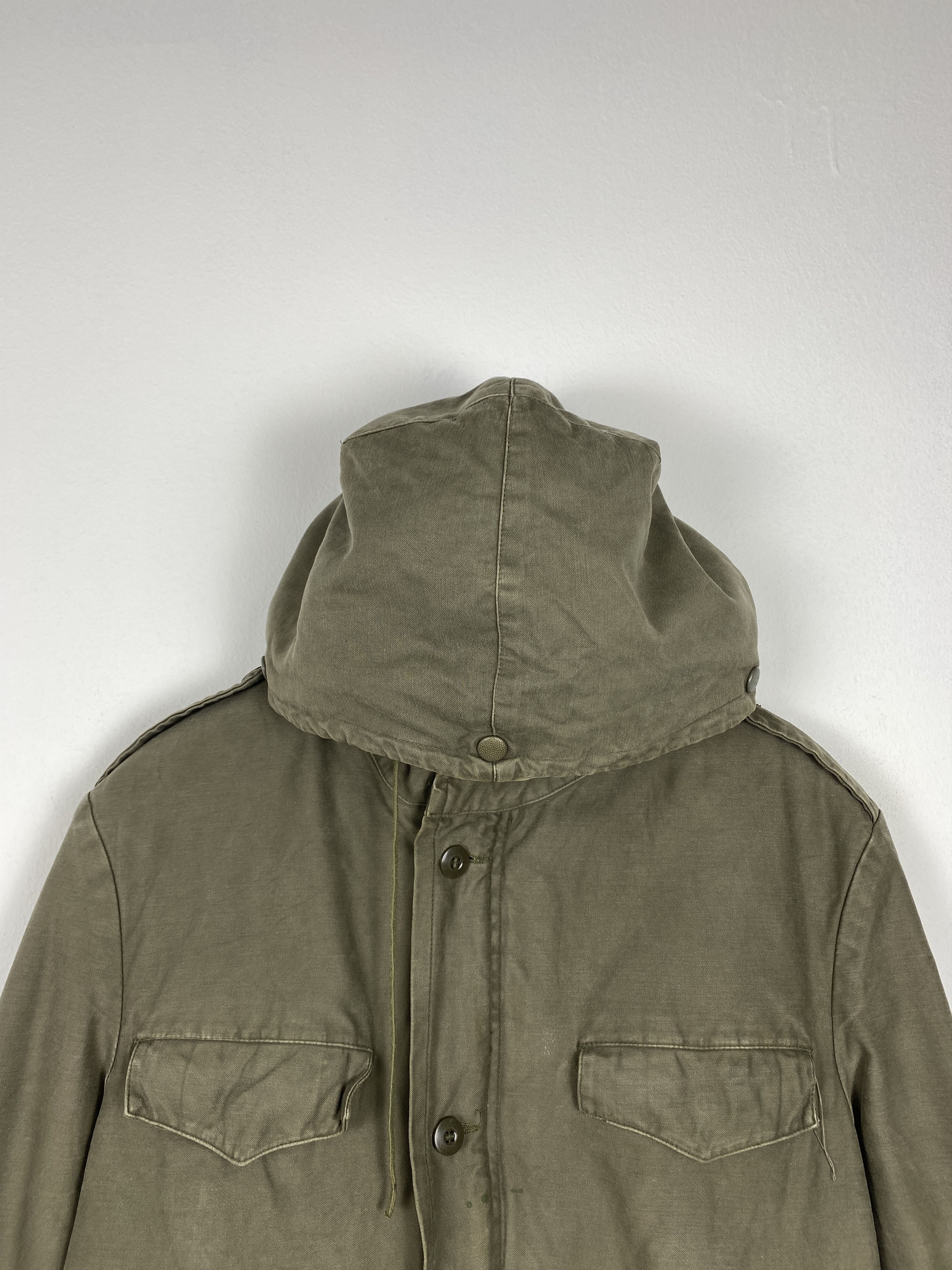 Vintage Vintage German Army Sherpa Lining Long Jacket Parkas J1189 Size US S / EU 44-46 / 1 - 2 Thumbnail