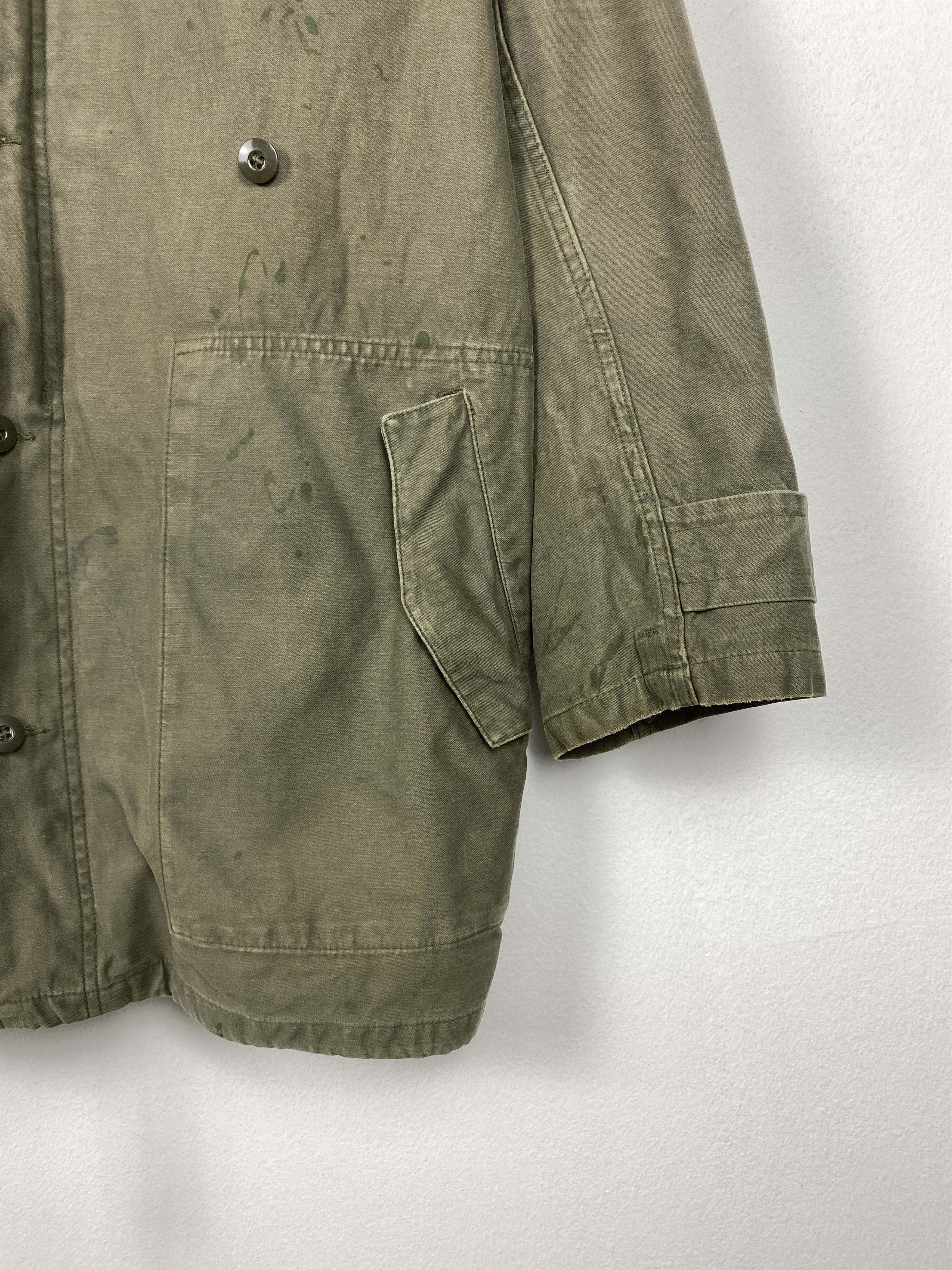 Vintage Vintage German Army Sherpa Lining Long Jacket Parkas J1189 Size US S / EU 44-46 / 1 - 4 Thumbnail