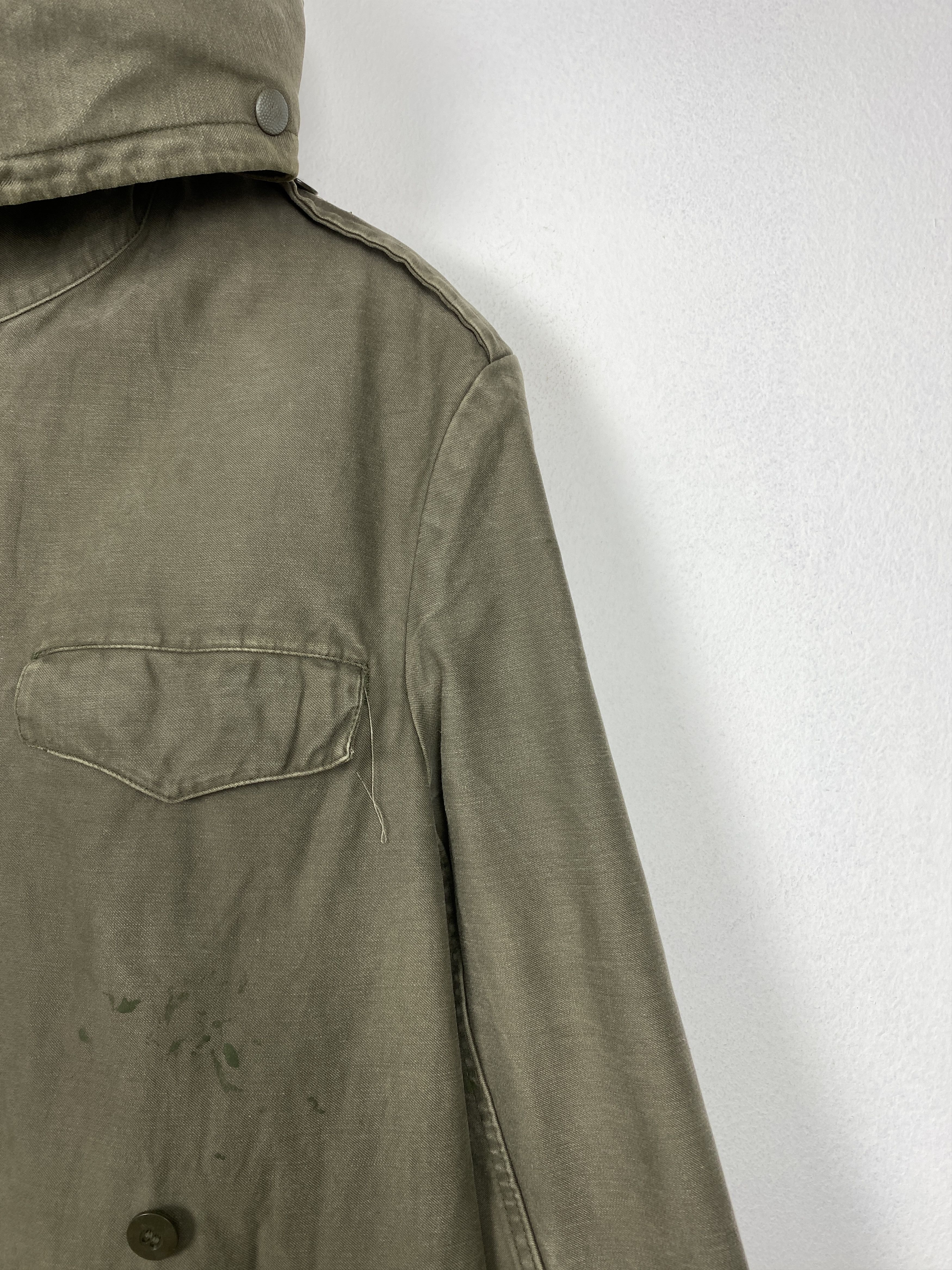 Vintage Vintage German Army Sherpa Lining Long Jacket Parkas J1189 Size US S / EU 44-46 / 1 - 3 Thumbnail
