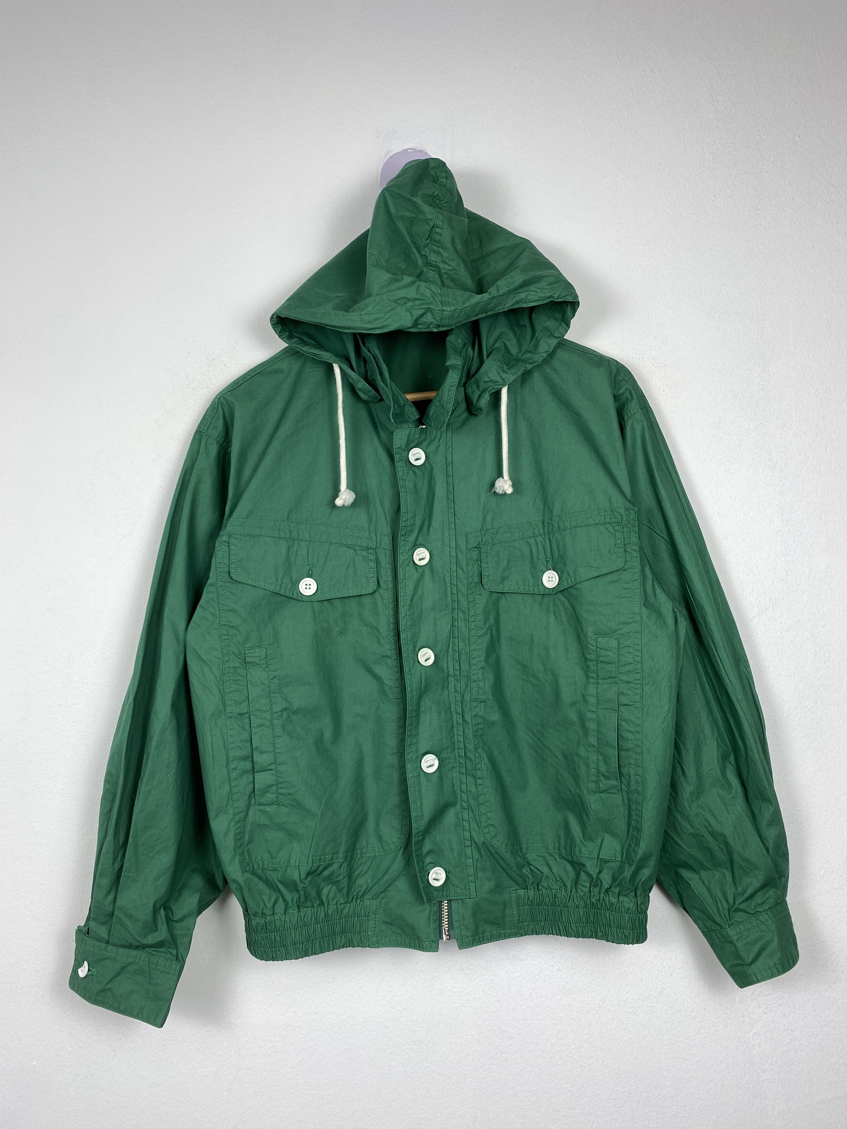 Japanese Brand Vintage Laxzy Workwear style Hoodie Jacket J1190 Size US S / EU 44-46 / 1 - 1 Thumbnail