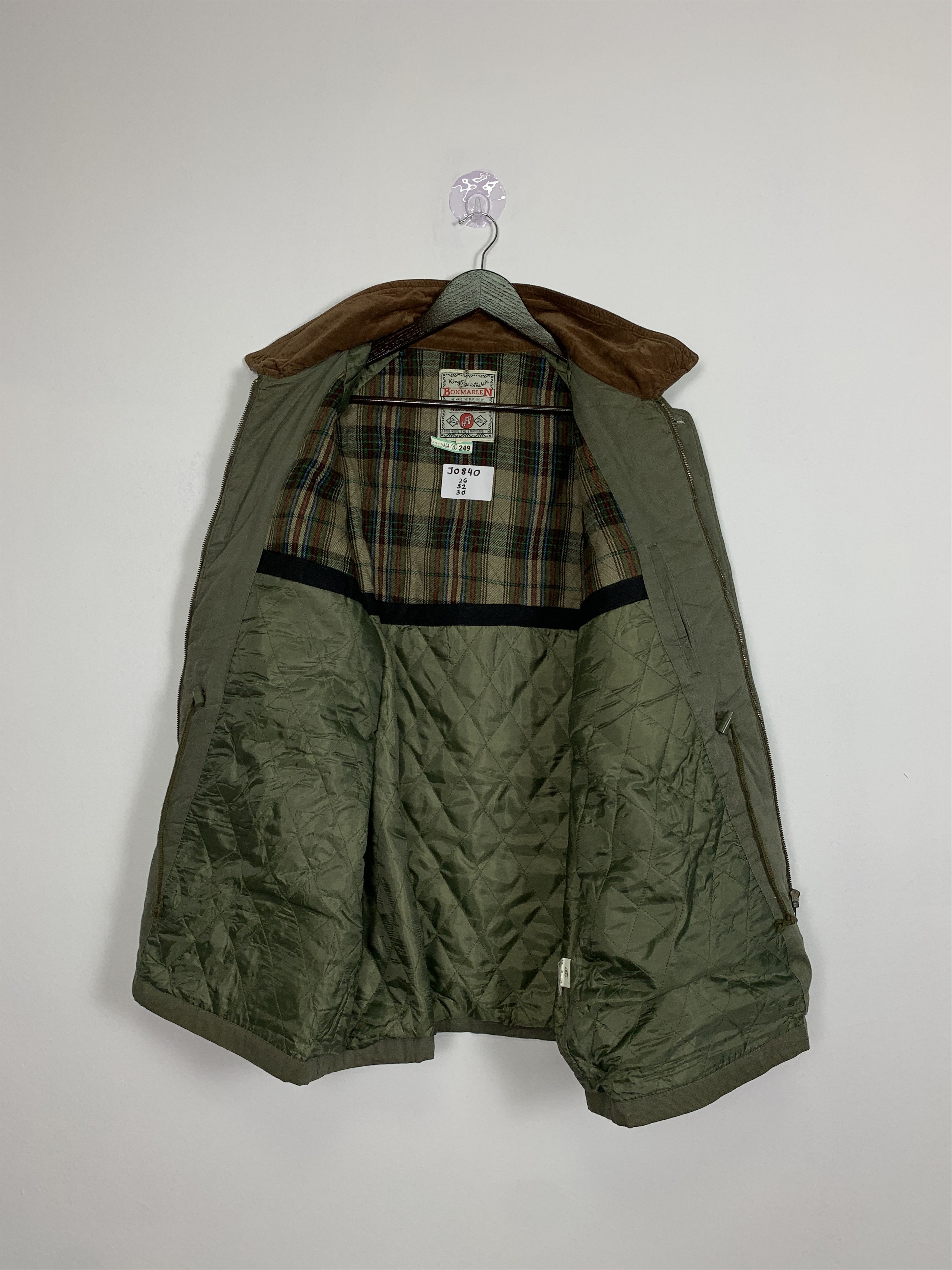 Japanese Brand Vintage BONMARLEN Multi Pocket Quilted Lining Jacket J0840 Size US L / EU 52-54 / 3 - 9 Thumbnail