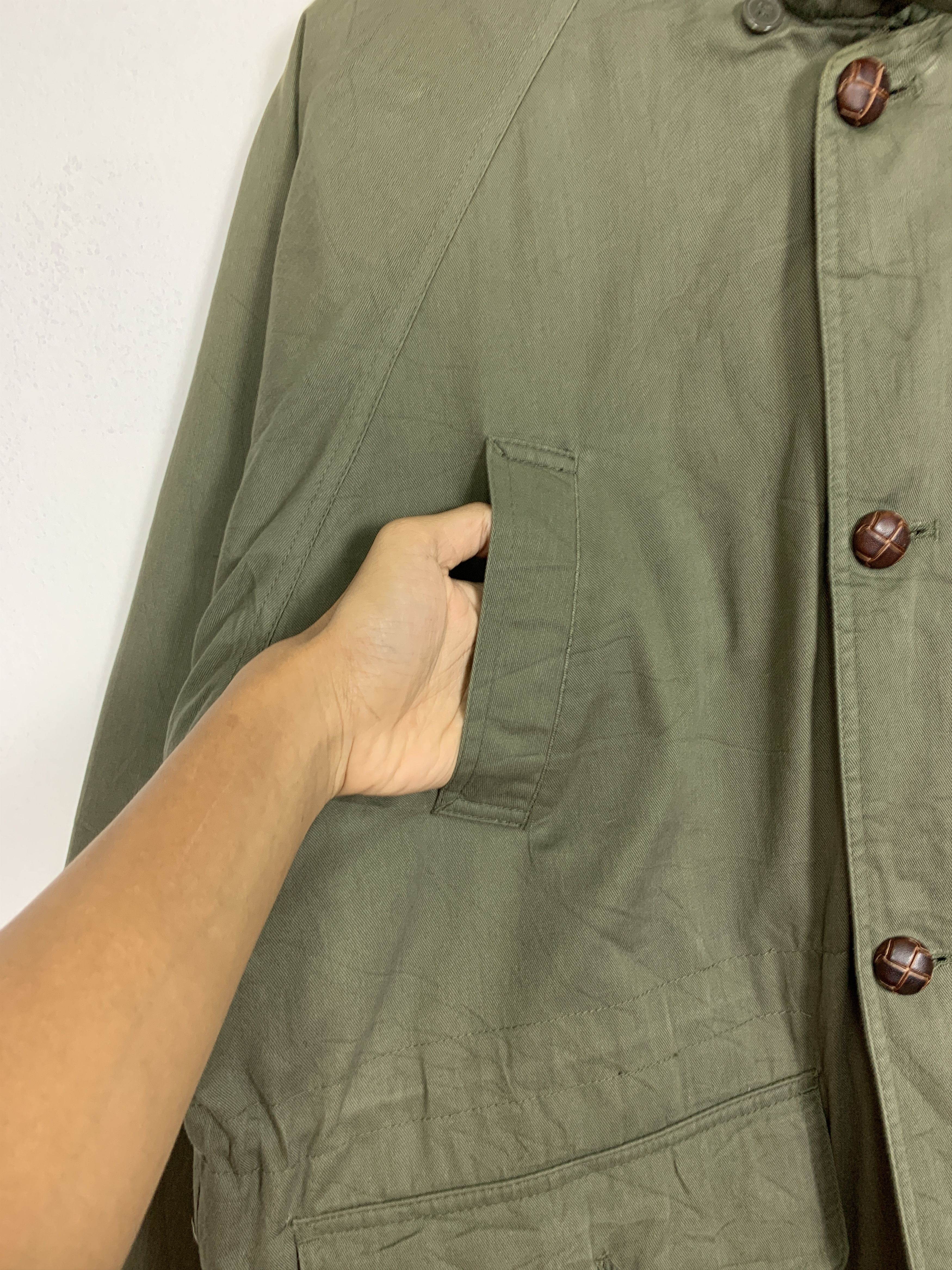 Japanese Brand Vintage BONMARLEN Multi Pocket Quilted Lining Jacket J0840 Size US L / EU 52-54 / 3 - 6 Thumbnail