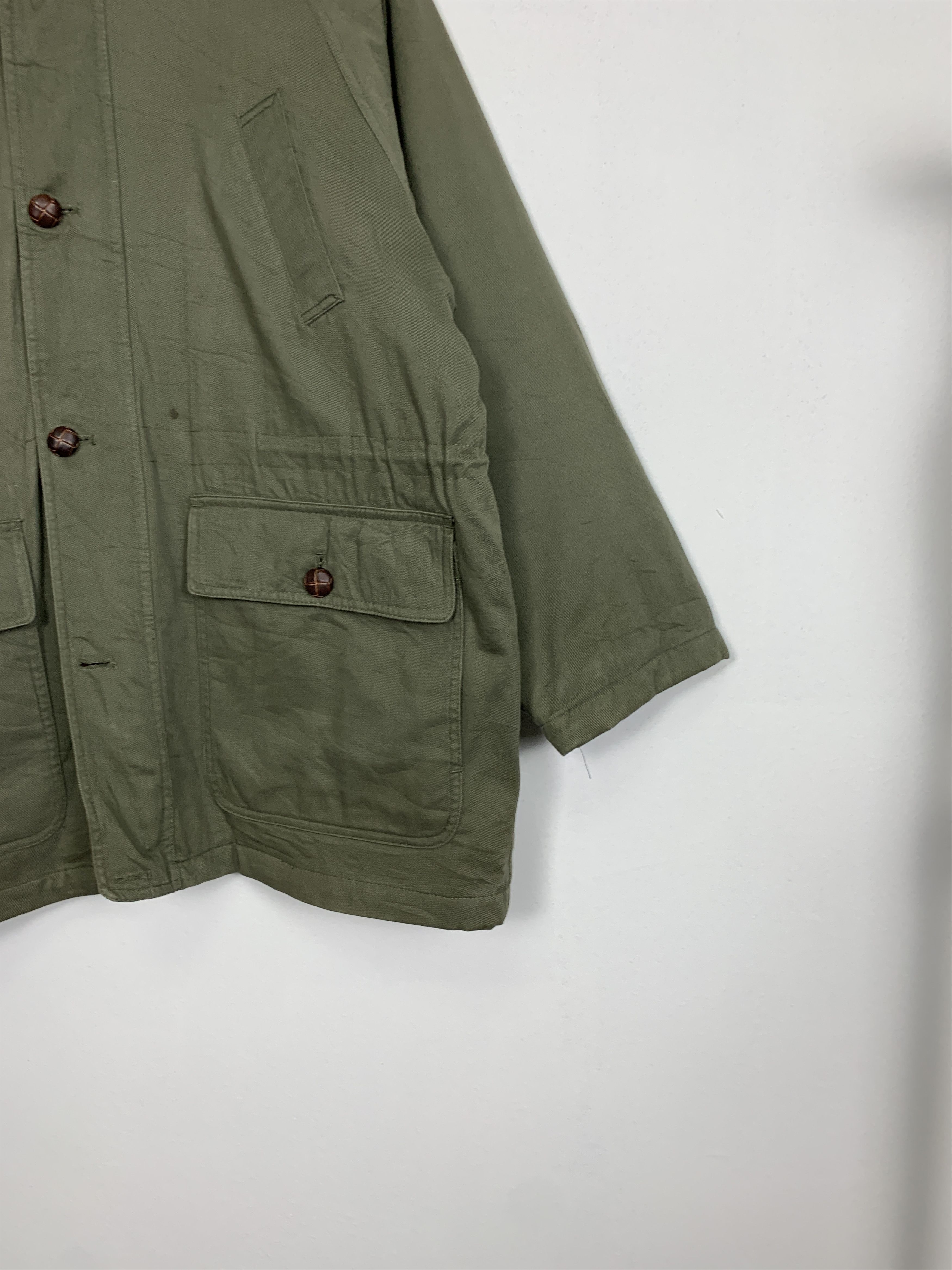 Japanese Brand Vintage BONMARLEN Multi Pocket Quilted Lining Jacket J0840 Size US L / EU 52-54 / 3 - 5 Thumbnail