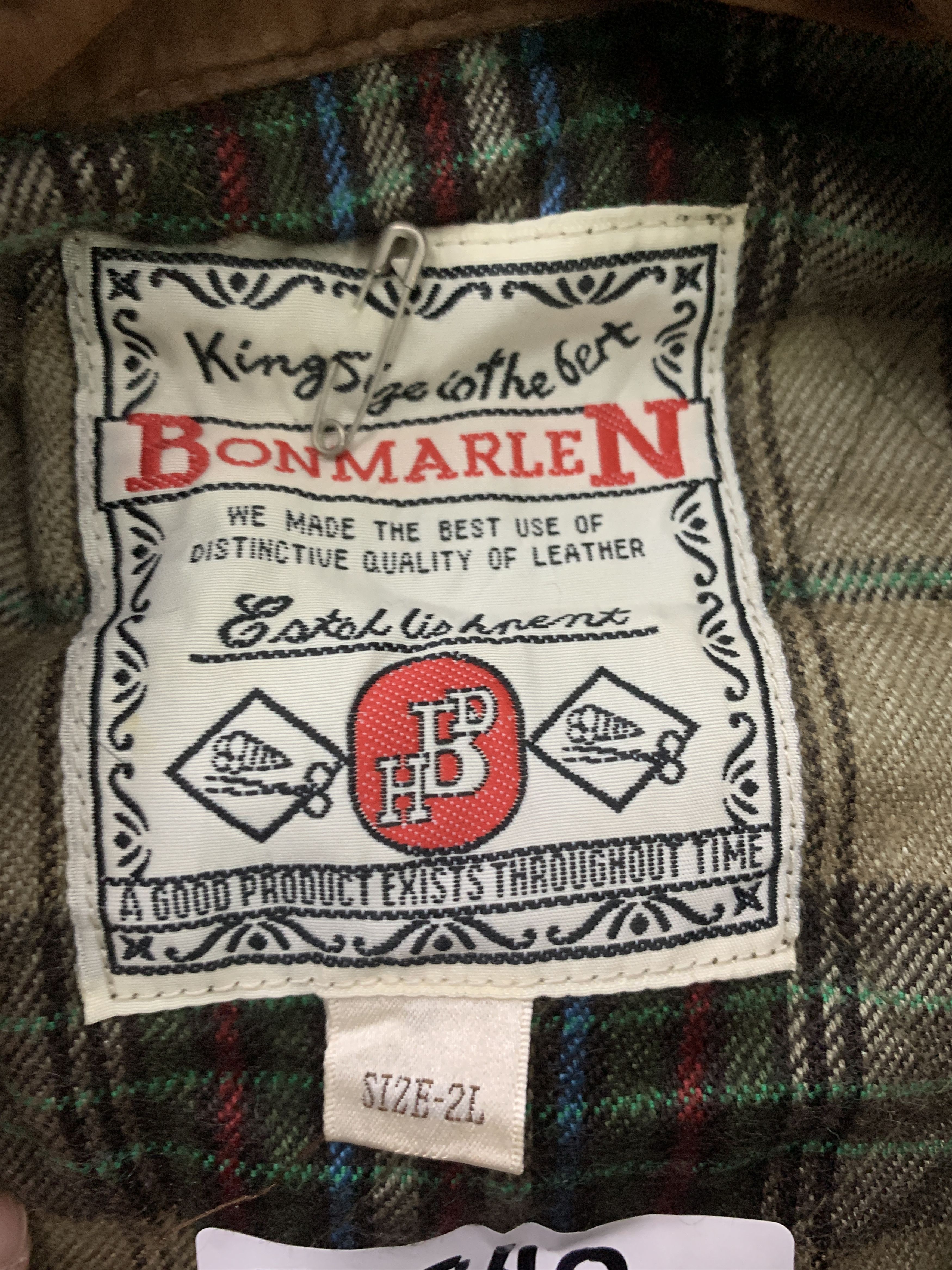 Japanese Brand Vintage BONMARLEN Multi Pocket Quilted Lining Jacket J0840 Size US L / EU 52-54 / 3 - 10 Thumbnail