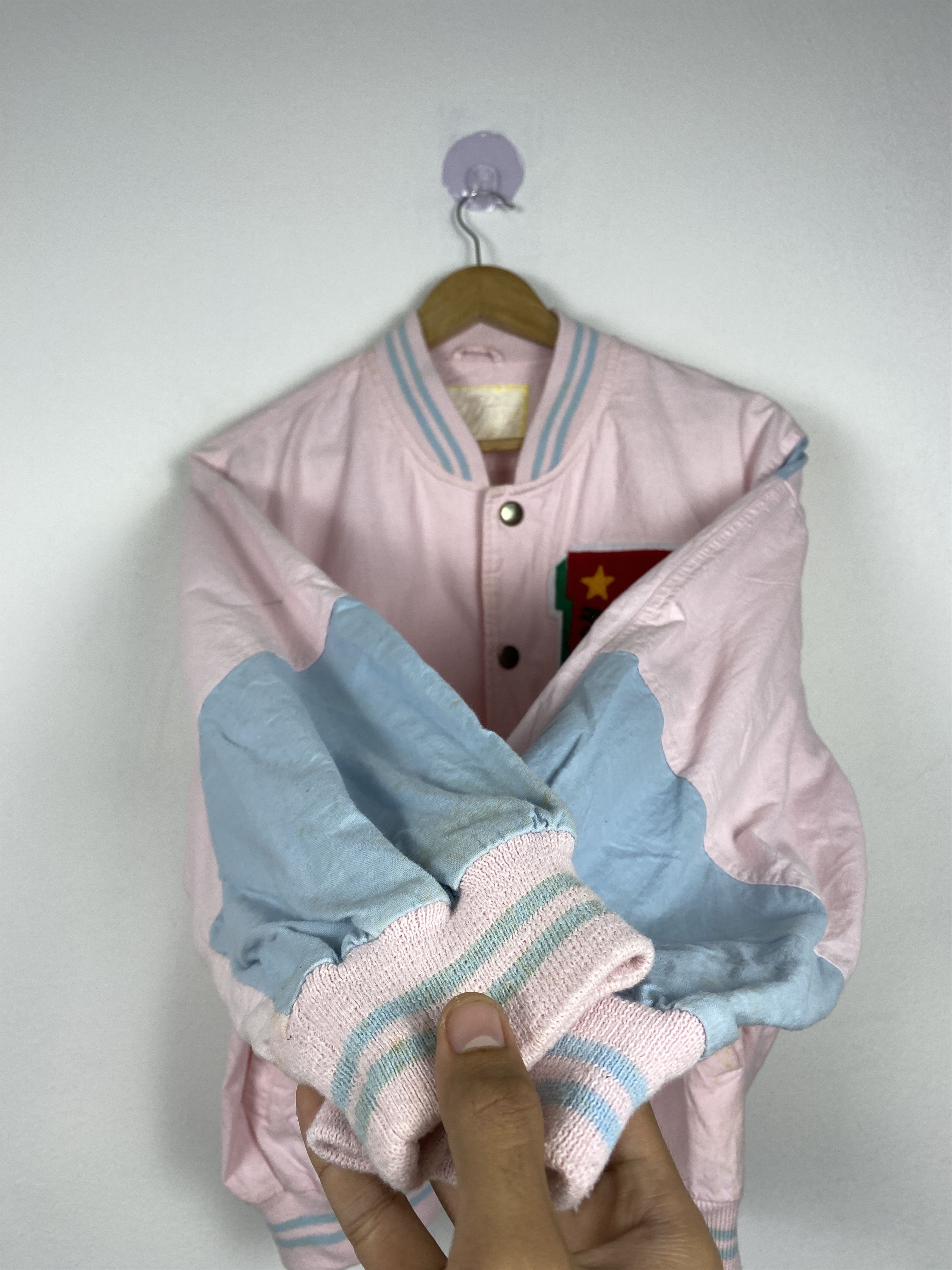 MLB Vintage Varsity Button Up Jacket J1186 Size 4XL / US 24-26 - 7 Thumbnail