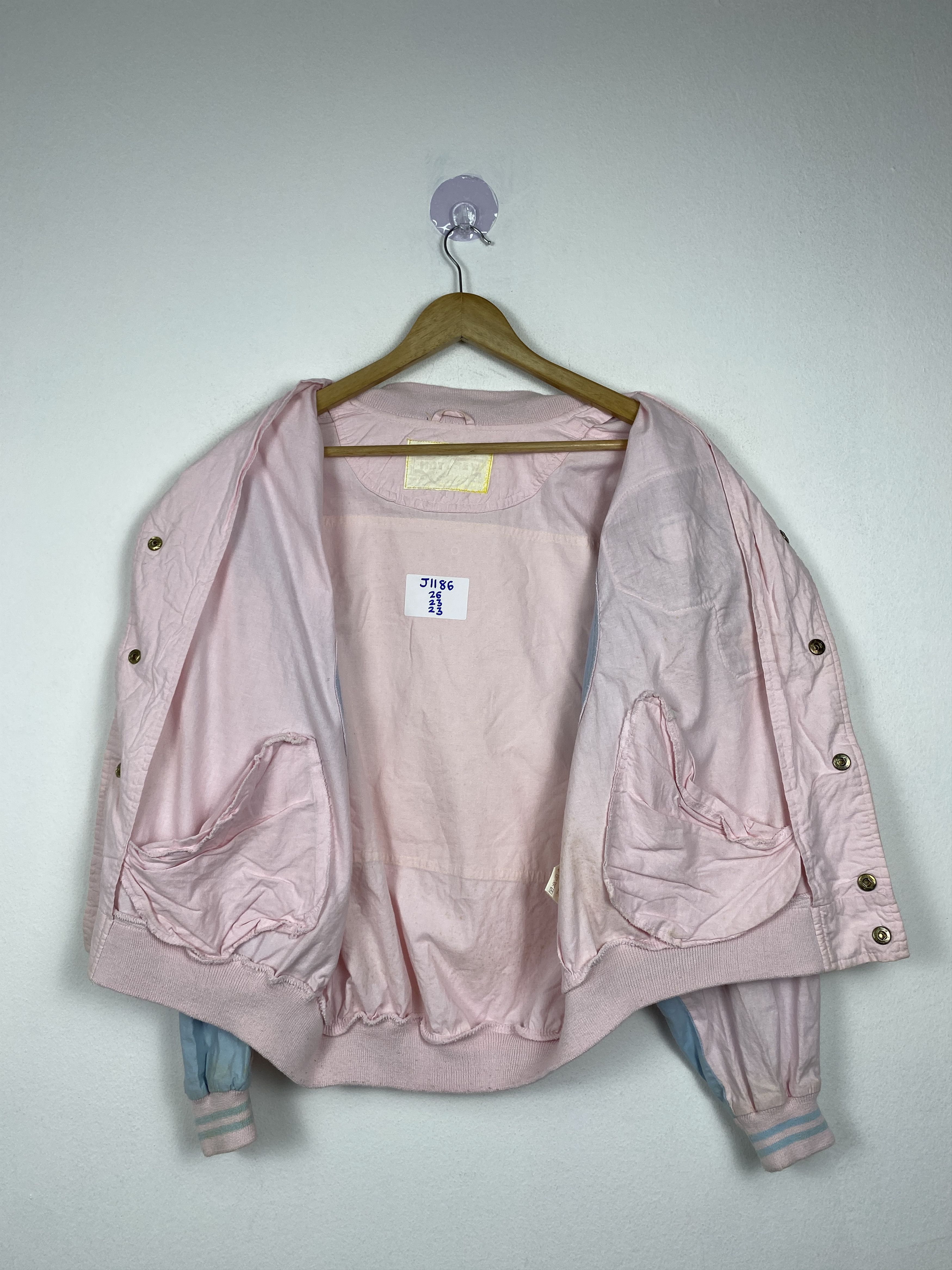MLB Vintage Varsity Button Up Jacket J1186 Size 4XL / US 24-26 - 9 Thumbnail