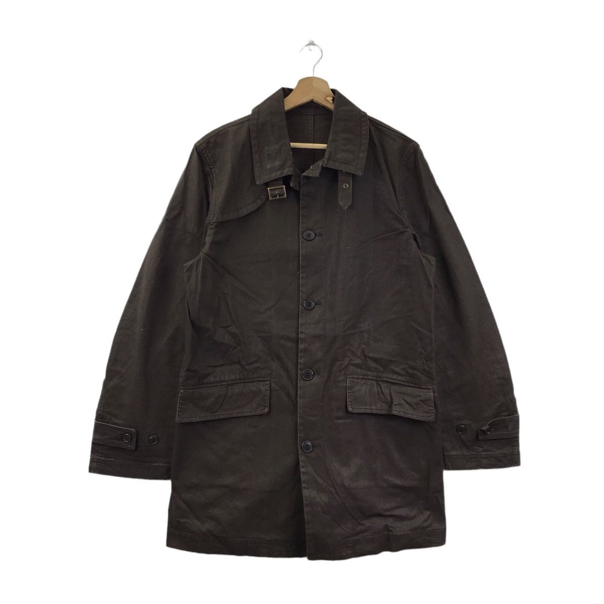 Melrose Vintage MEN'S MELROSE Japanese Brand Brown Pocket Parka Size US M / EU 48-50 / 2 - 1 Thumbnail