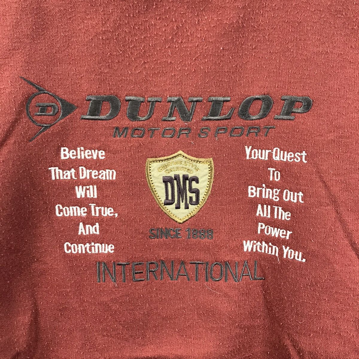 Dunlop DUNLOP MOTORSPORT International Brown Sweatshirt Size US M / EU 48-50 / 2 - 3 Thumbnail