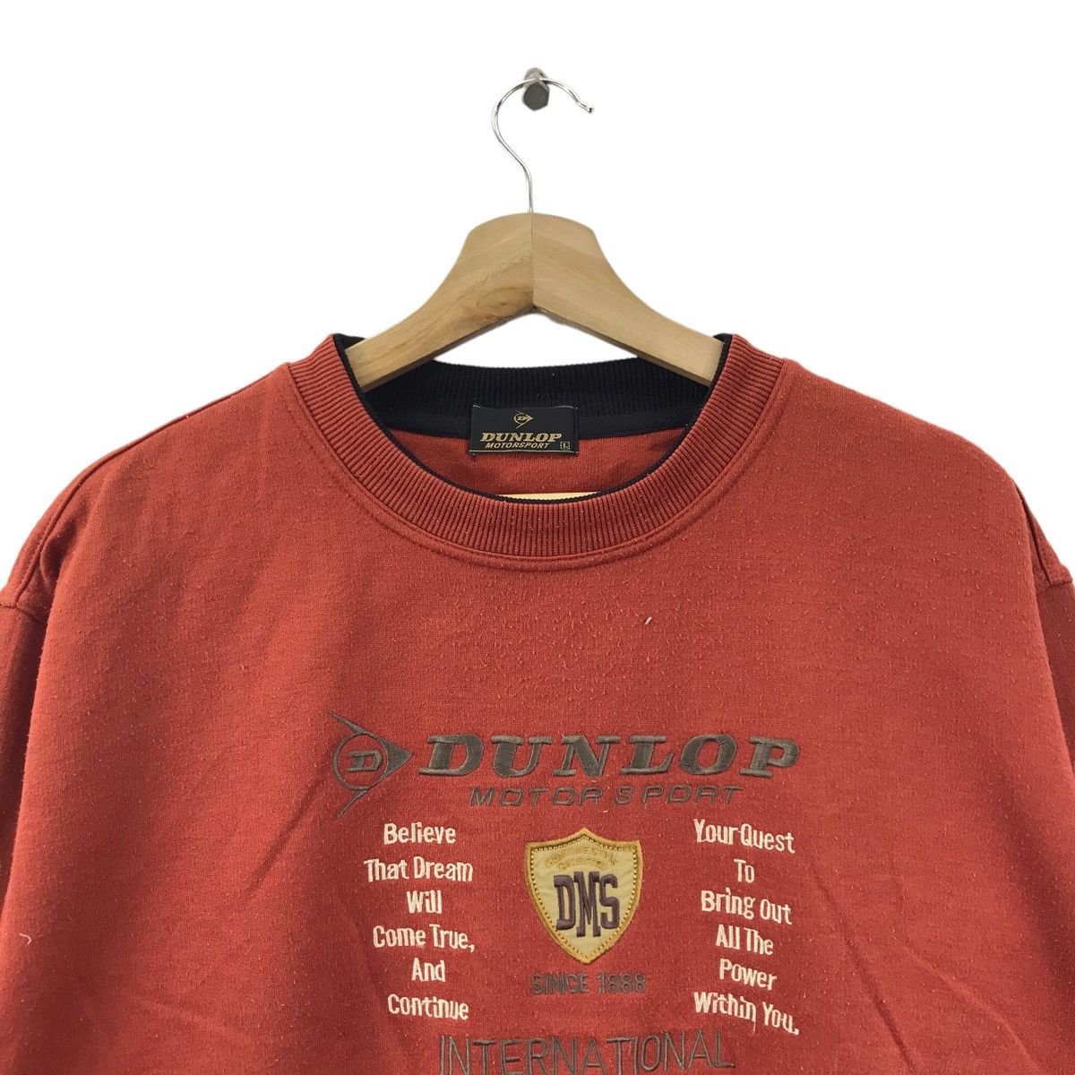 Dunlop DUNLOP MOTORSPORT International Brown Sweatshirt Size US M / EU 48-50 / 2 - 2 Thumbnail