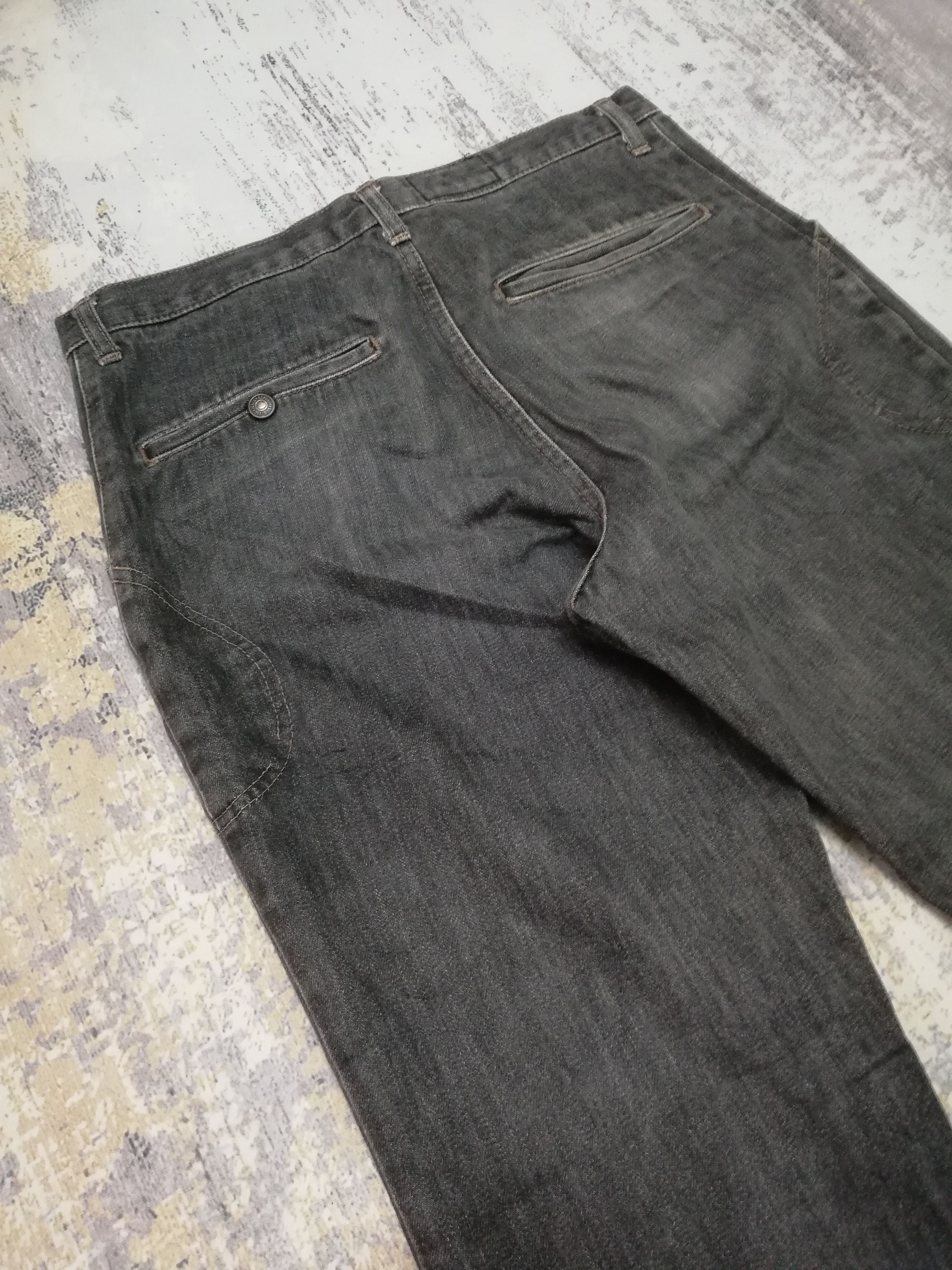 Japanese Brand Nepenthes Japan Black Wash Distressed Denim Jeans 33 Size US 33 - 7 Thumbnail