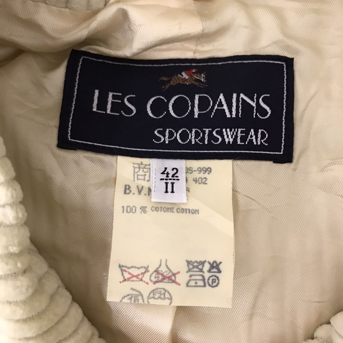 Les Copains Vintage LES COPAINS Sportwear Beige Coat Parka Size US XL / EU 56 / 4 - 4 Thumbnail