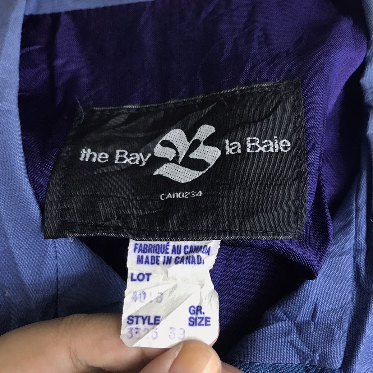Vintage THE BAY LA BAIE Canada Workwear Blue Bomber Jacket Size US M / EU 48-50 / 2 - 3 Thumbnail